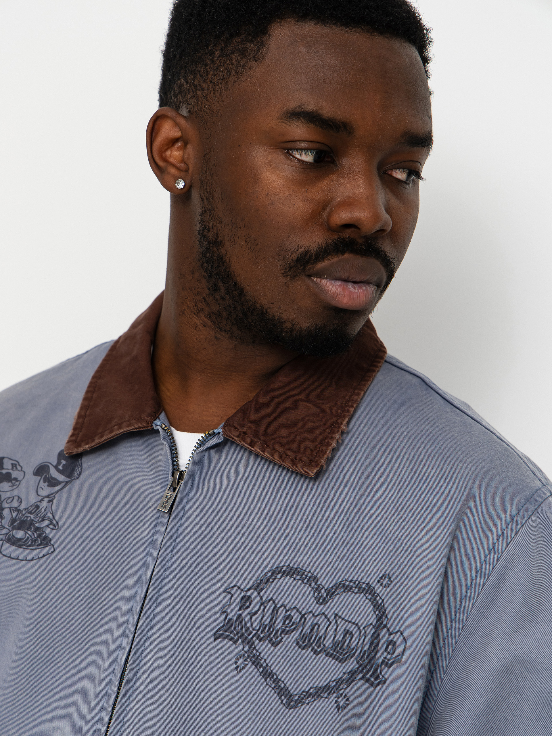 Bunda RipNDip Westside Zip Up Work (slate)