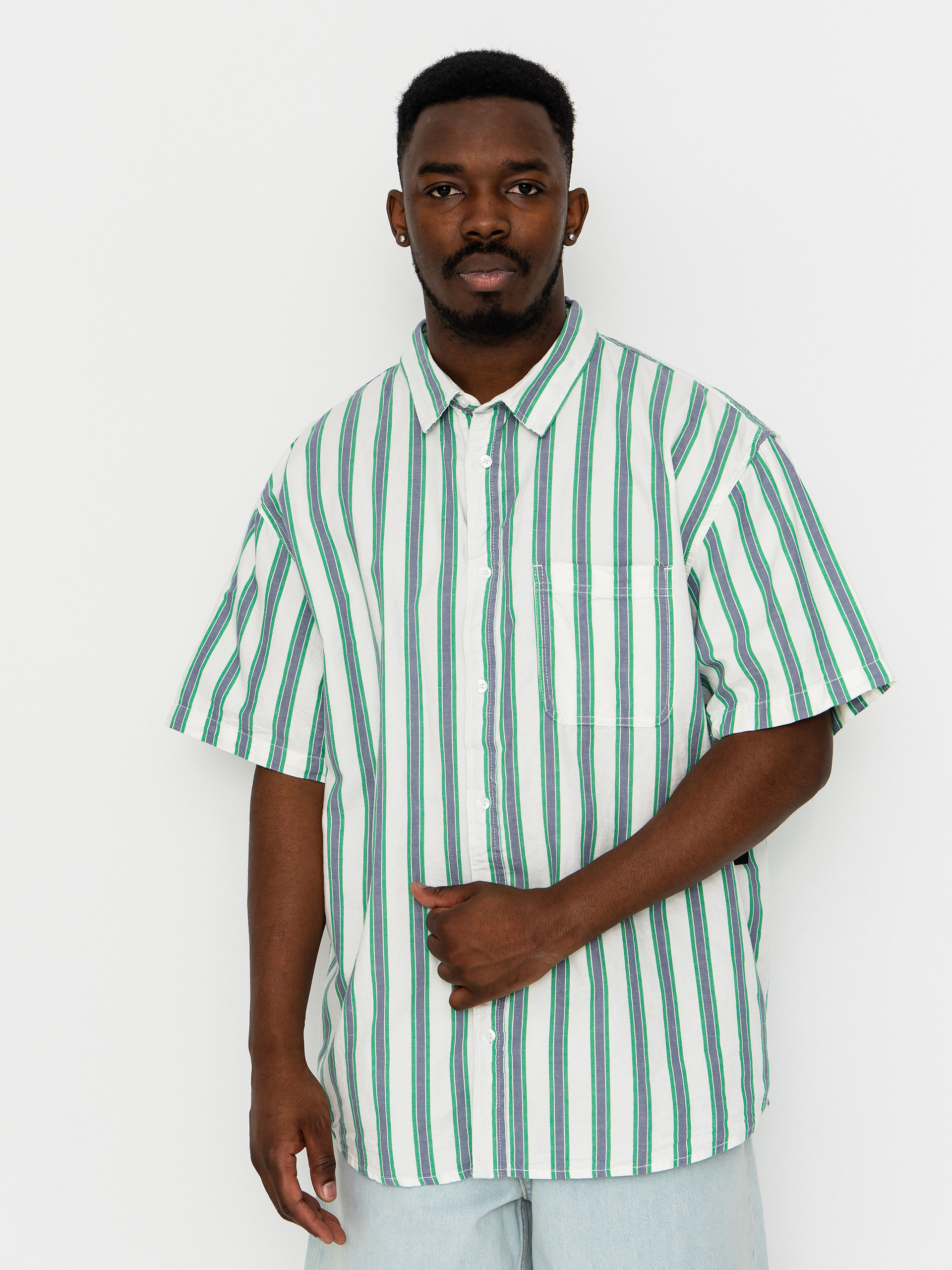 Košile Vans Lawson Stripe (white/vivid ver)