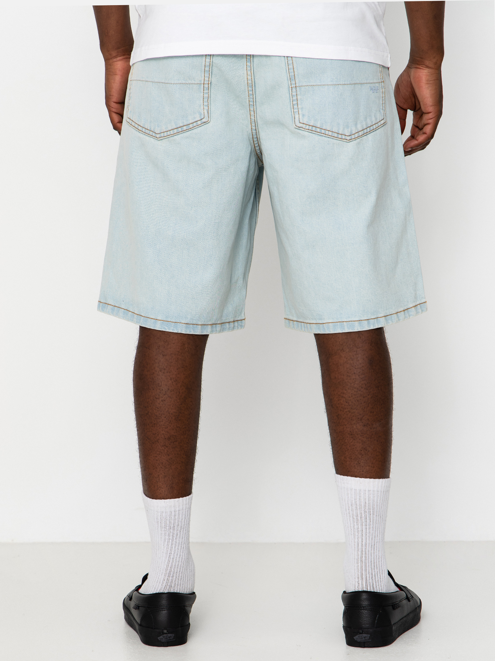 Kraťasy Vans Lx Check 5 Baggy Denim (blue ice)