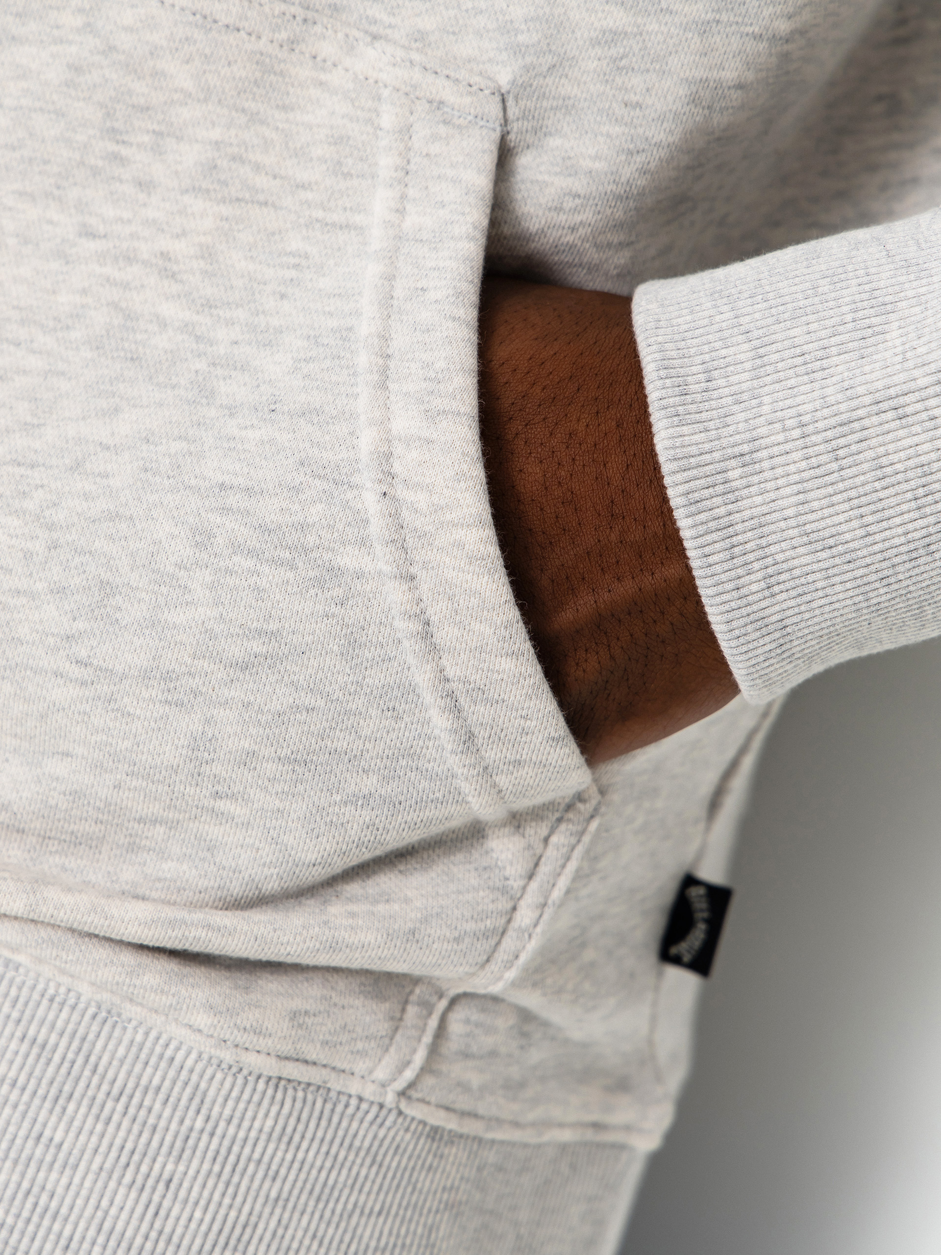 Mikina s kapucí Billabong Foundation HD (light grey heather)