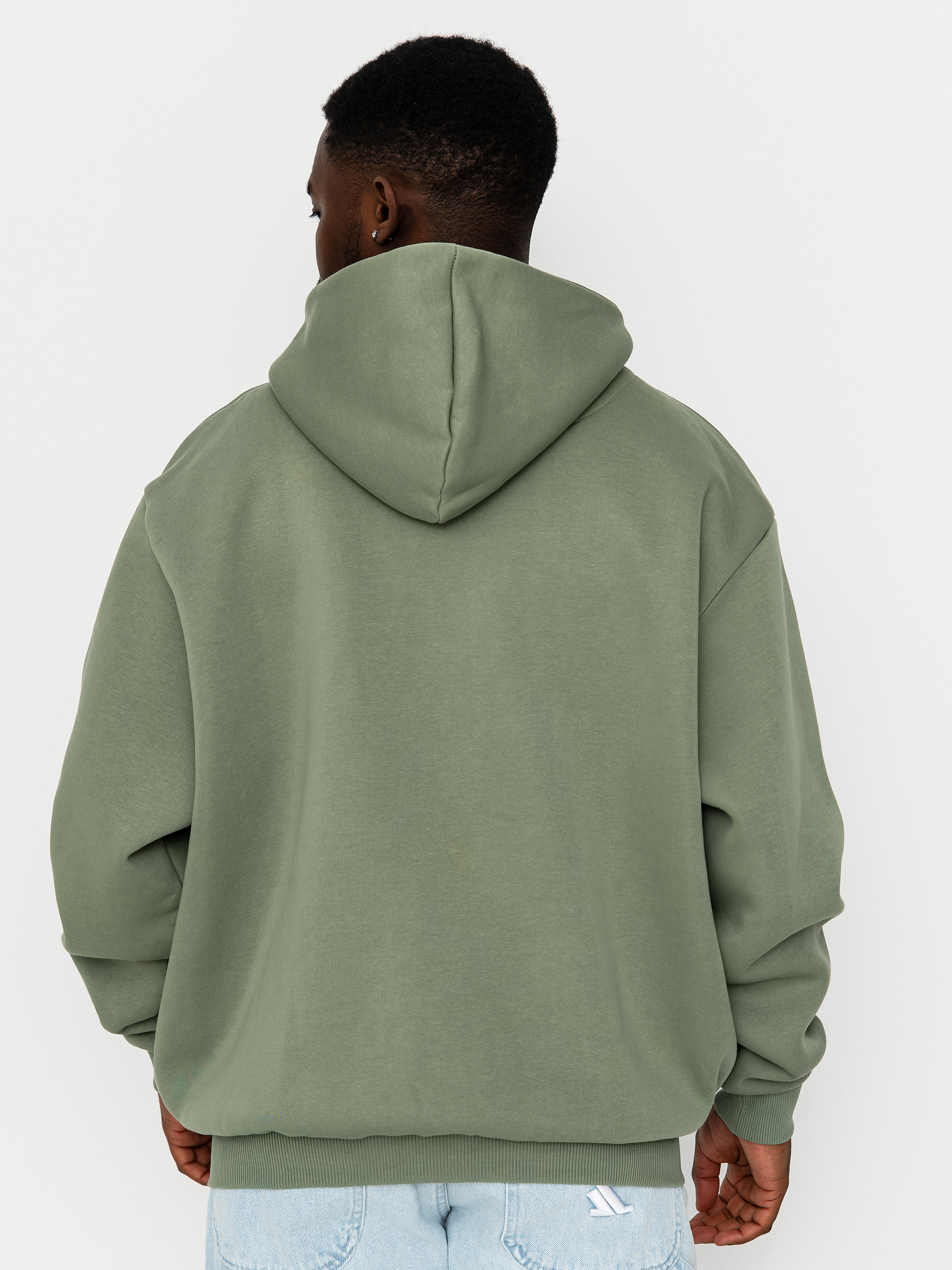 Mikina s kapucí Karl Kani Small Signature Essential ZHD (green)