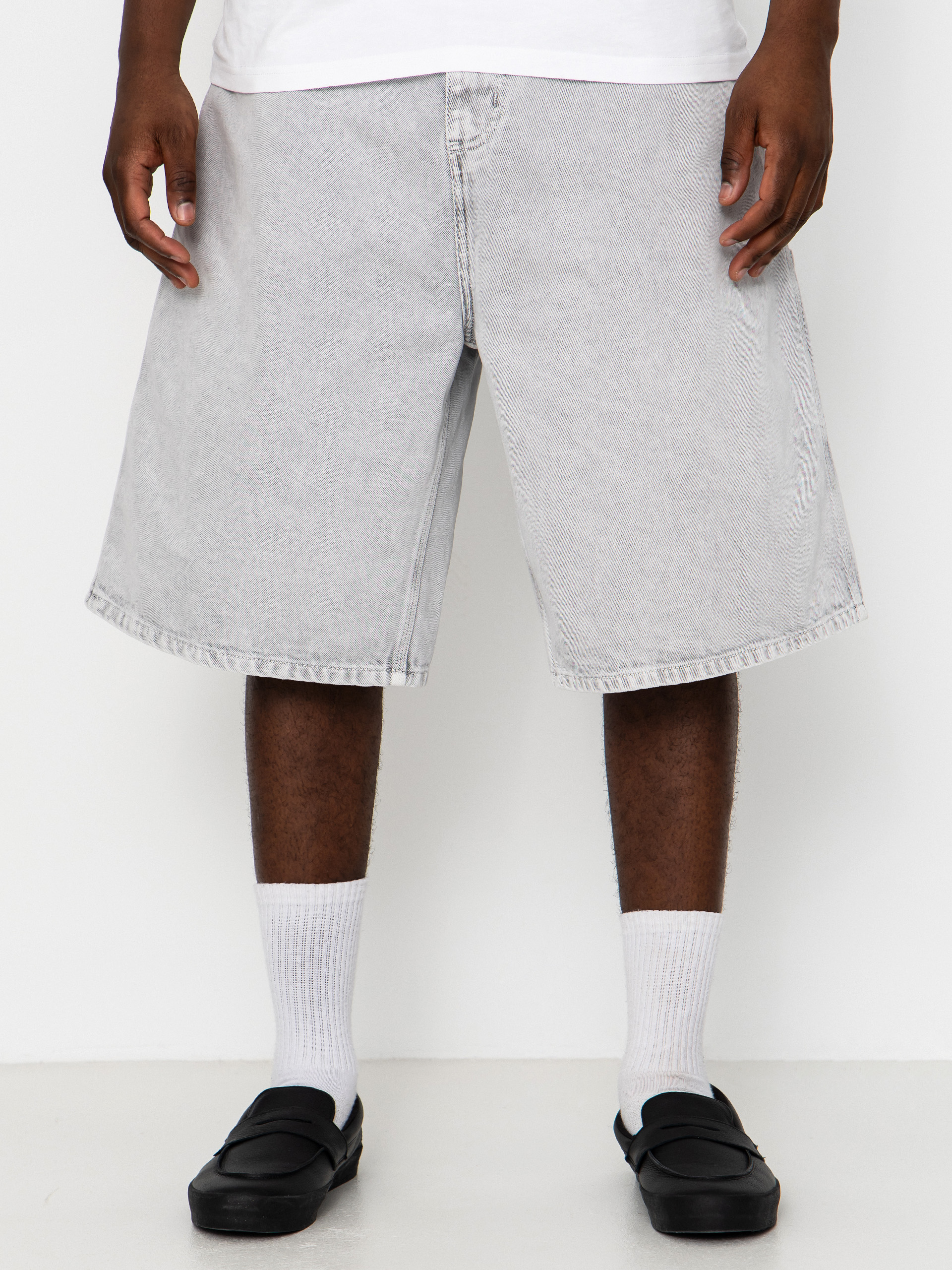 Kraťasy Carhartt WIP OG Single Knee (black chalk wash)