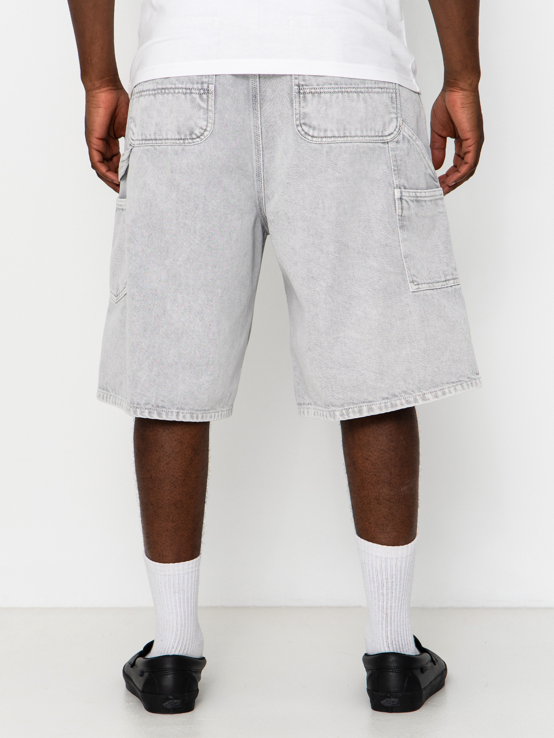Kraťasy Carhartt WIP OG Single Knee (black chalk wash)
