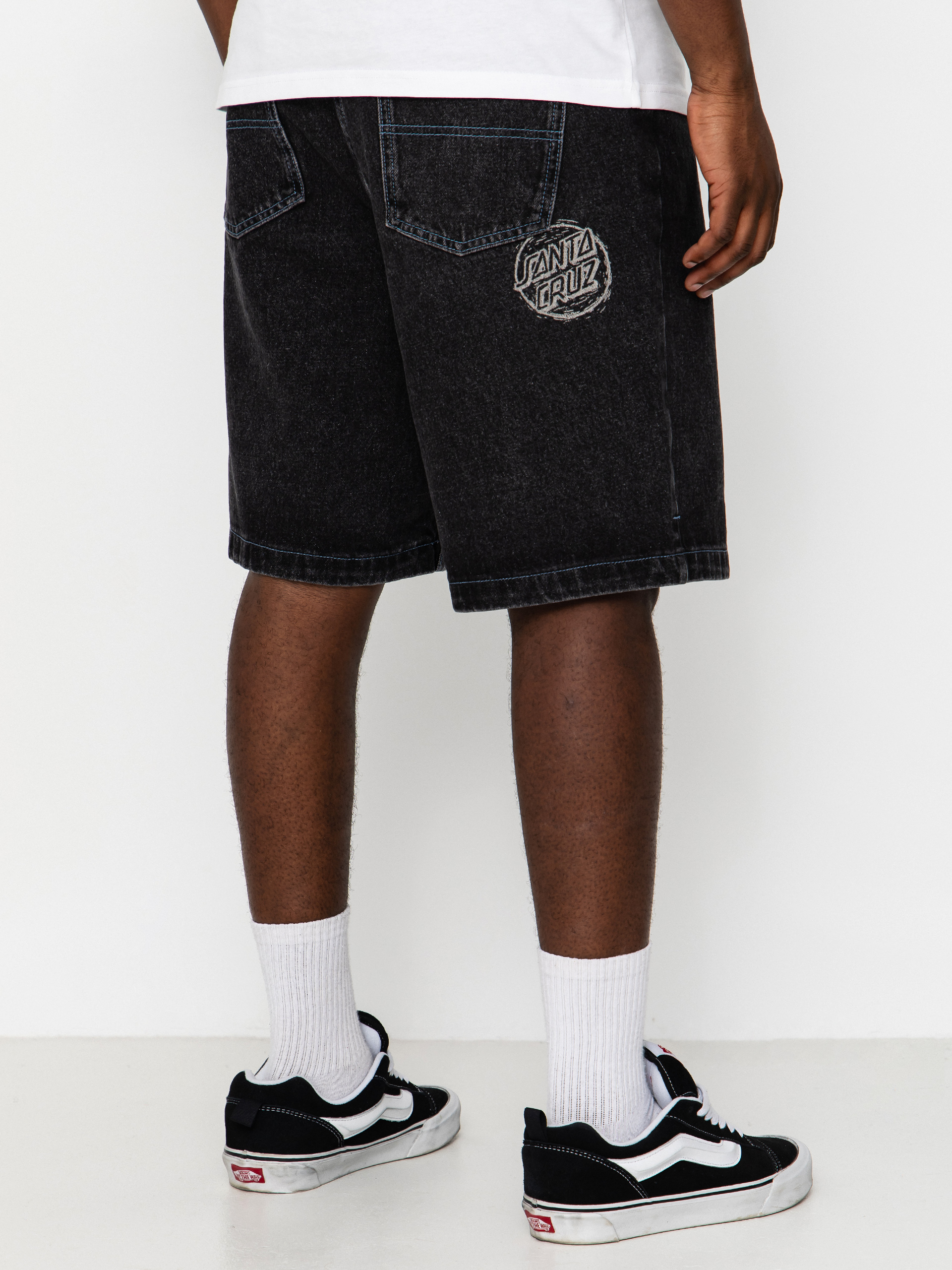 Kraťasy Santa Cruz Stamped Big (black)