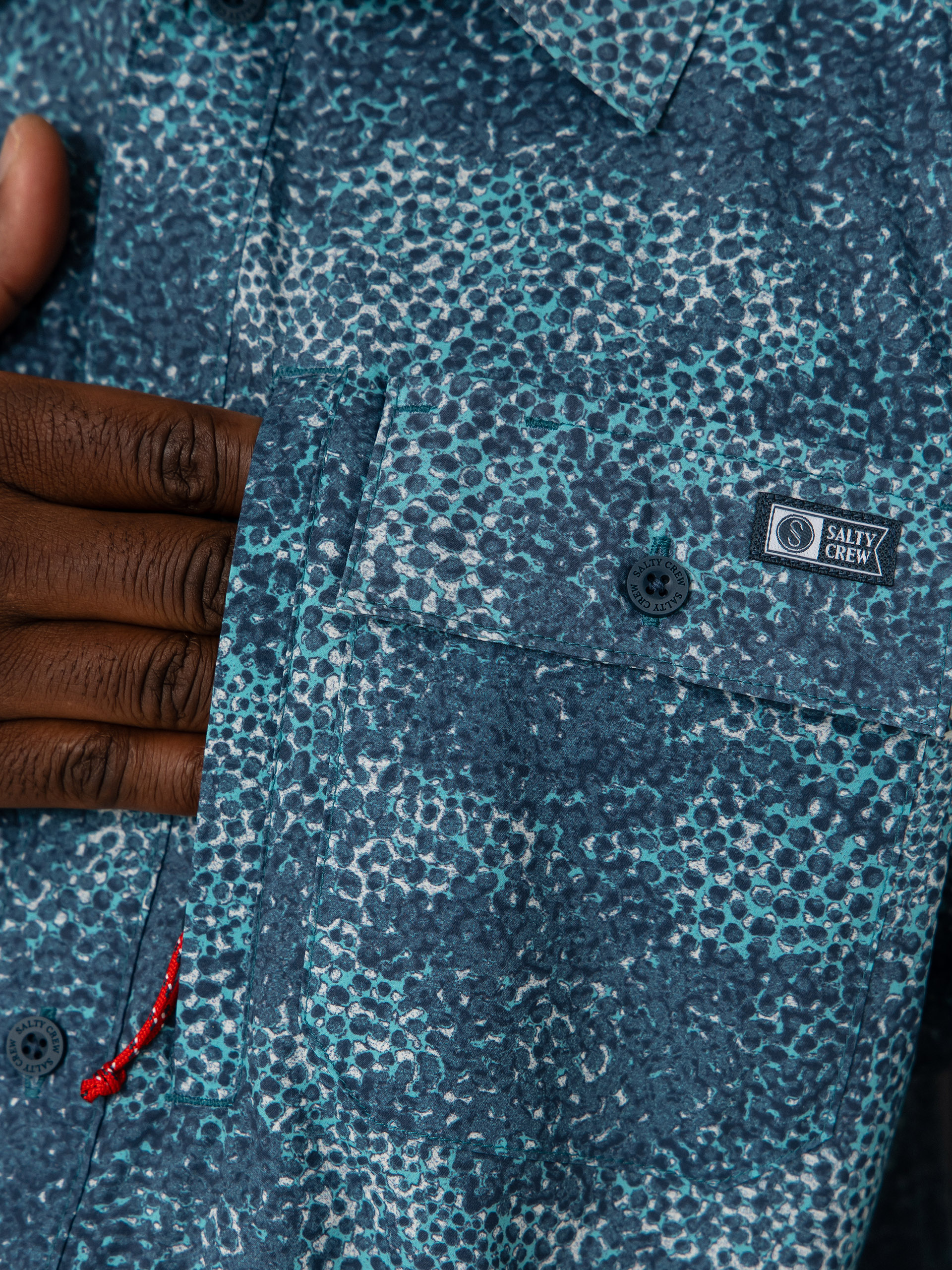 Košile Salty Crew Flagship Uv Button Up (dark navy)