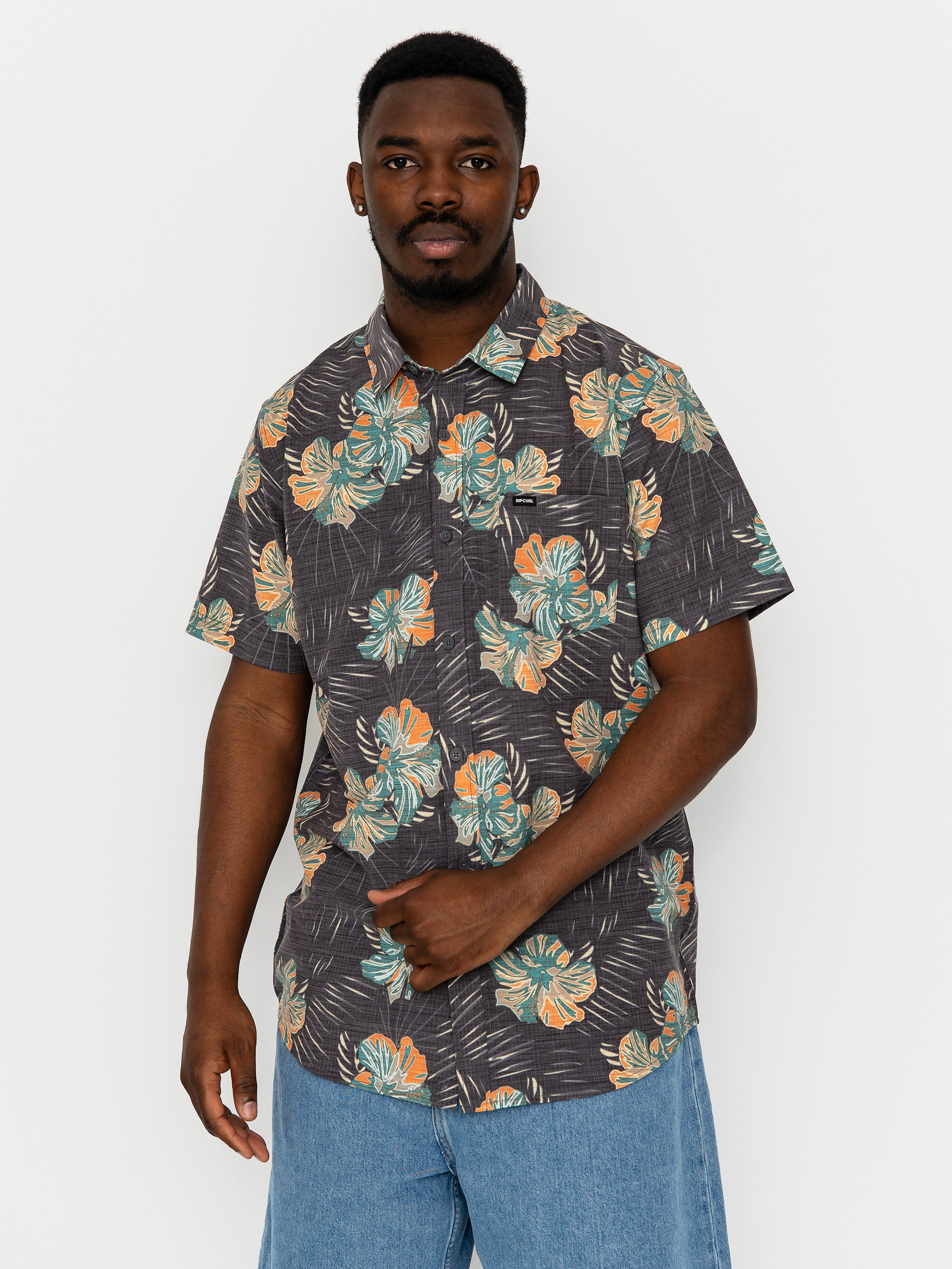 Košile Rip Curl Sessions Aerotech (black)