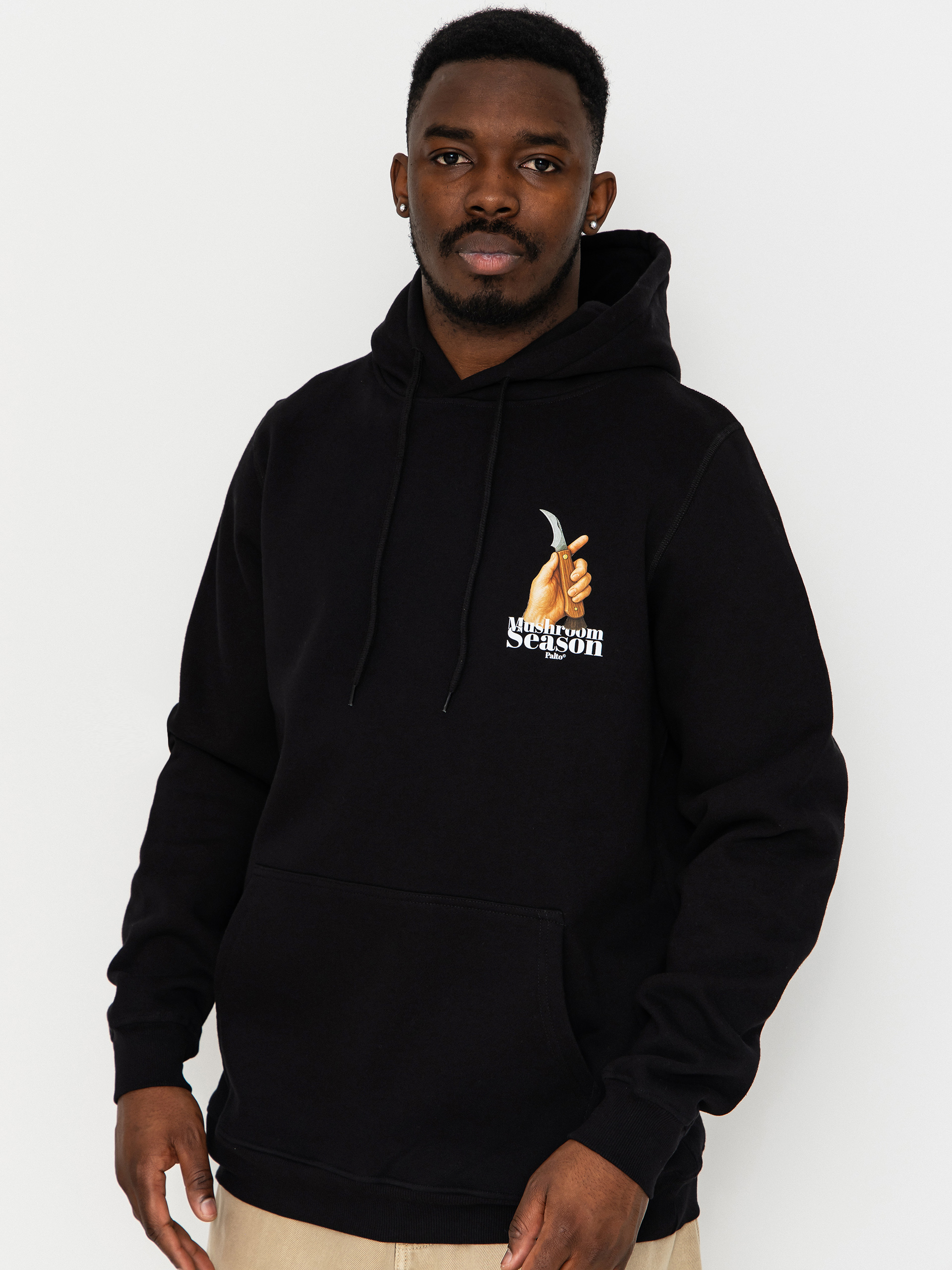 Mikina s kapucí Palto Mushroom Hunter HD (black)