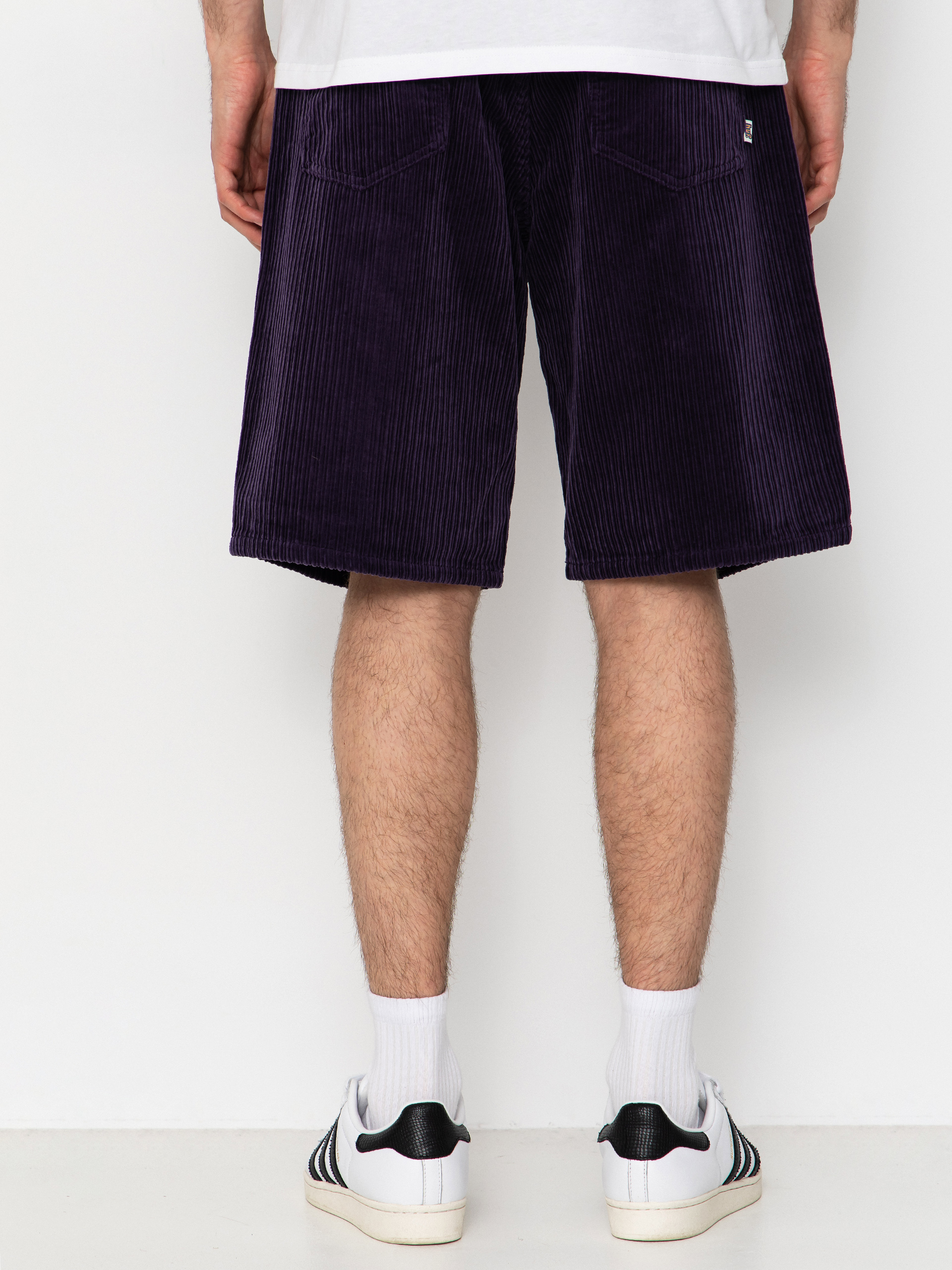 Kraťasy HUF Cromer Corduroy (dark berry)