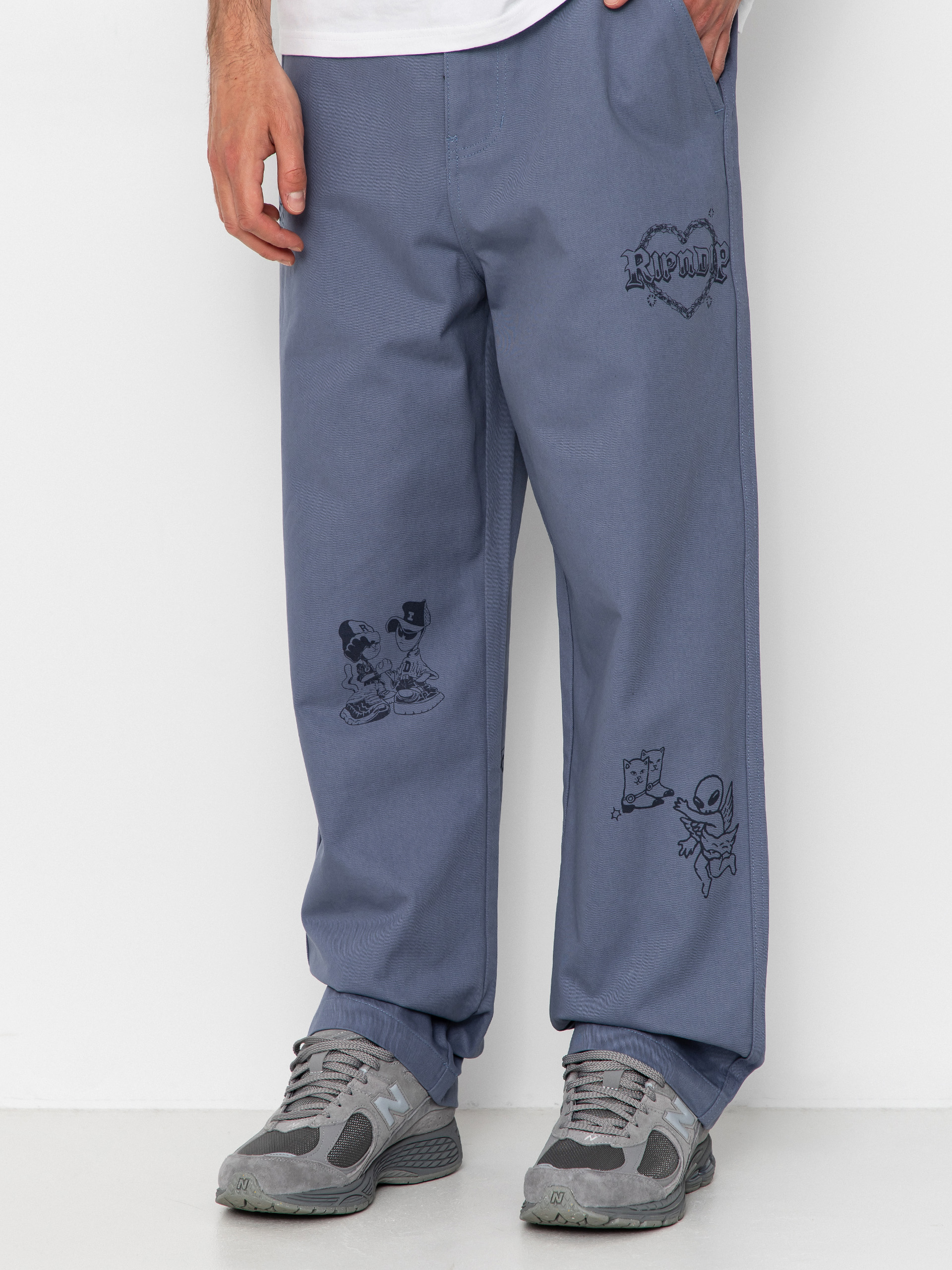 Kalhoty RipNDip Westside Wide Fit (slate)