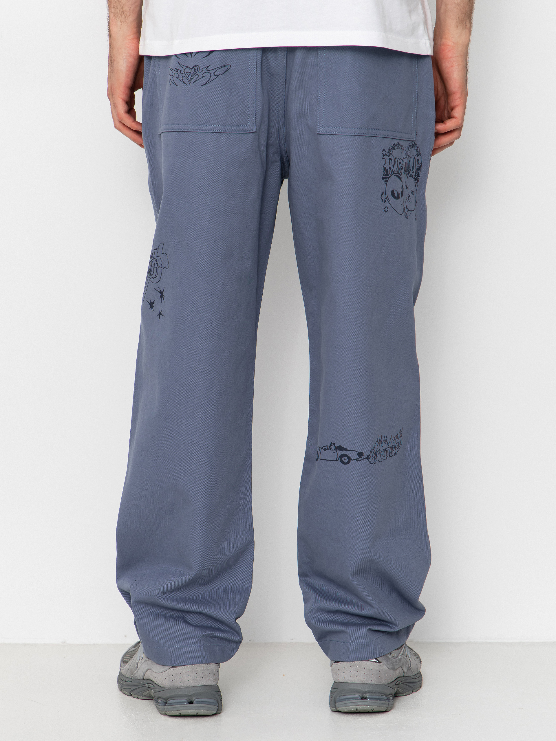 Kalhoty RipNDip Westside Wide Fit (slate)