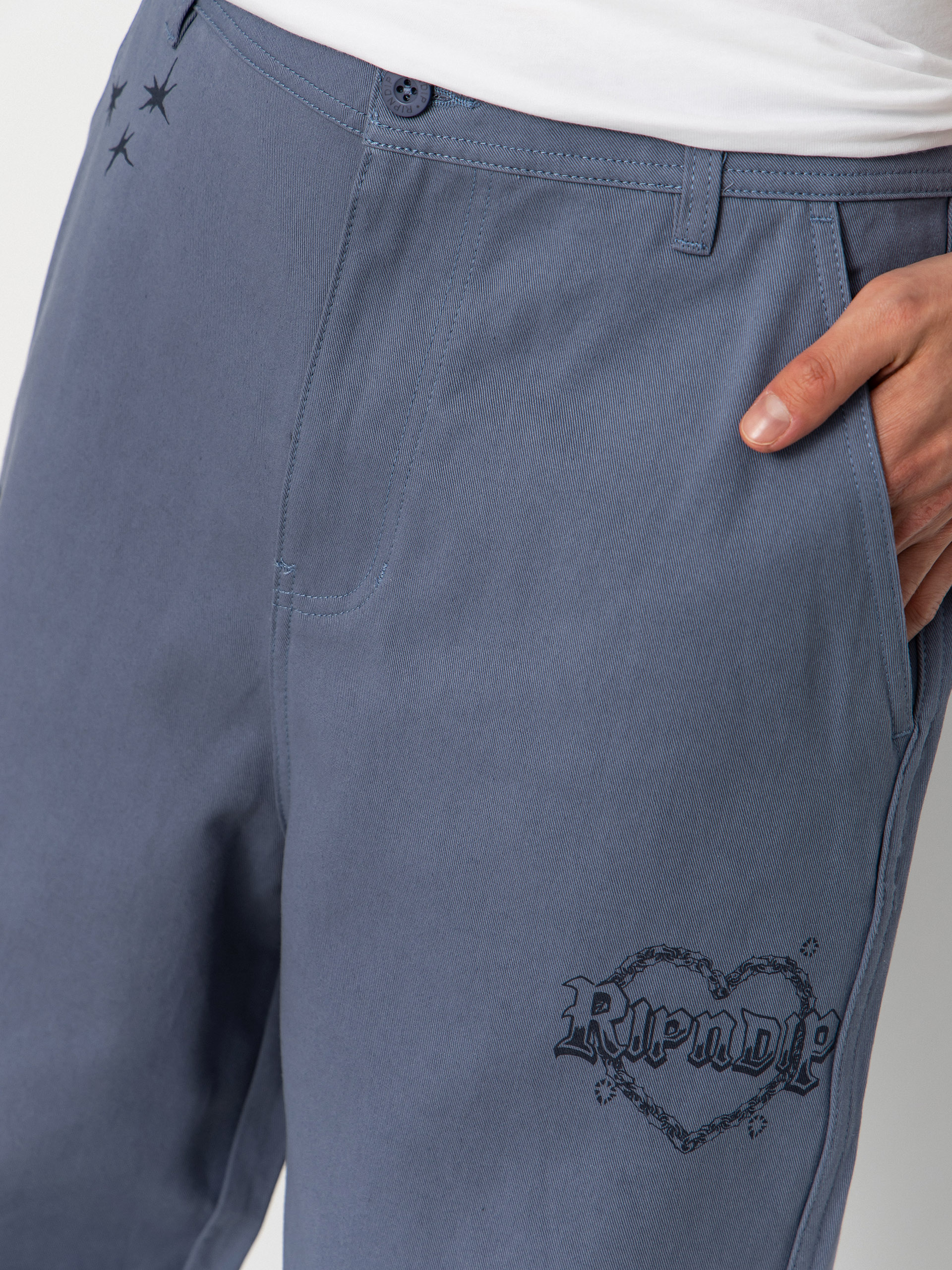 Kalhoty RipNDip Westside Wide Fit (slate)