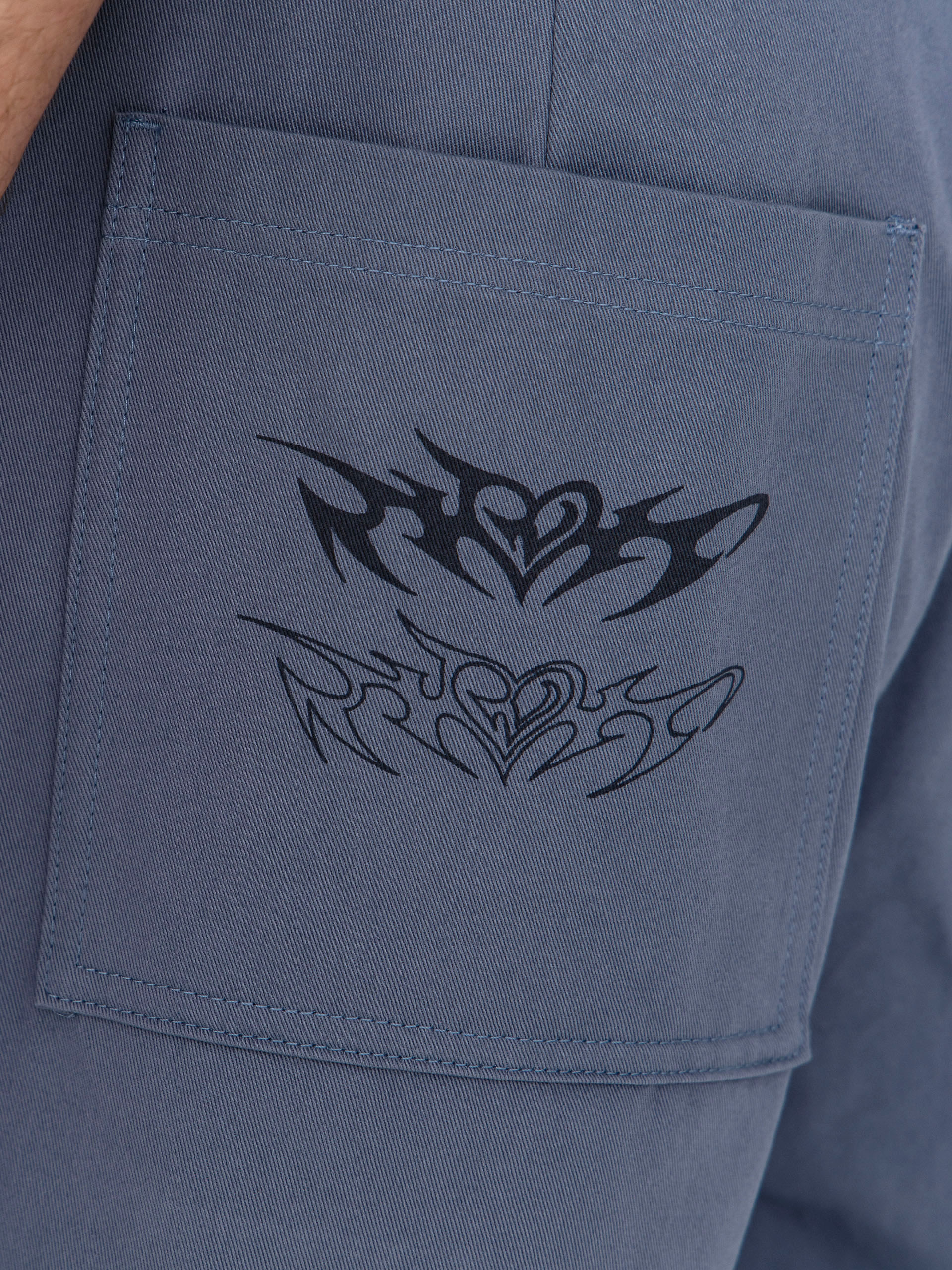 Kalhoty RipNDip Westside Wide Fit (slate)