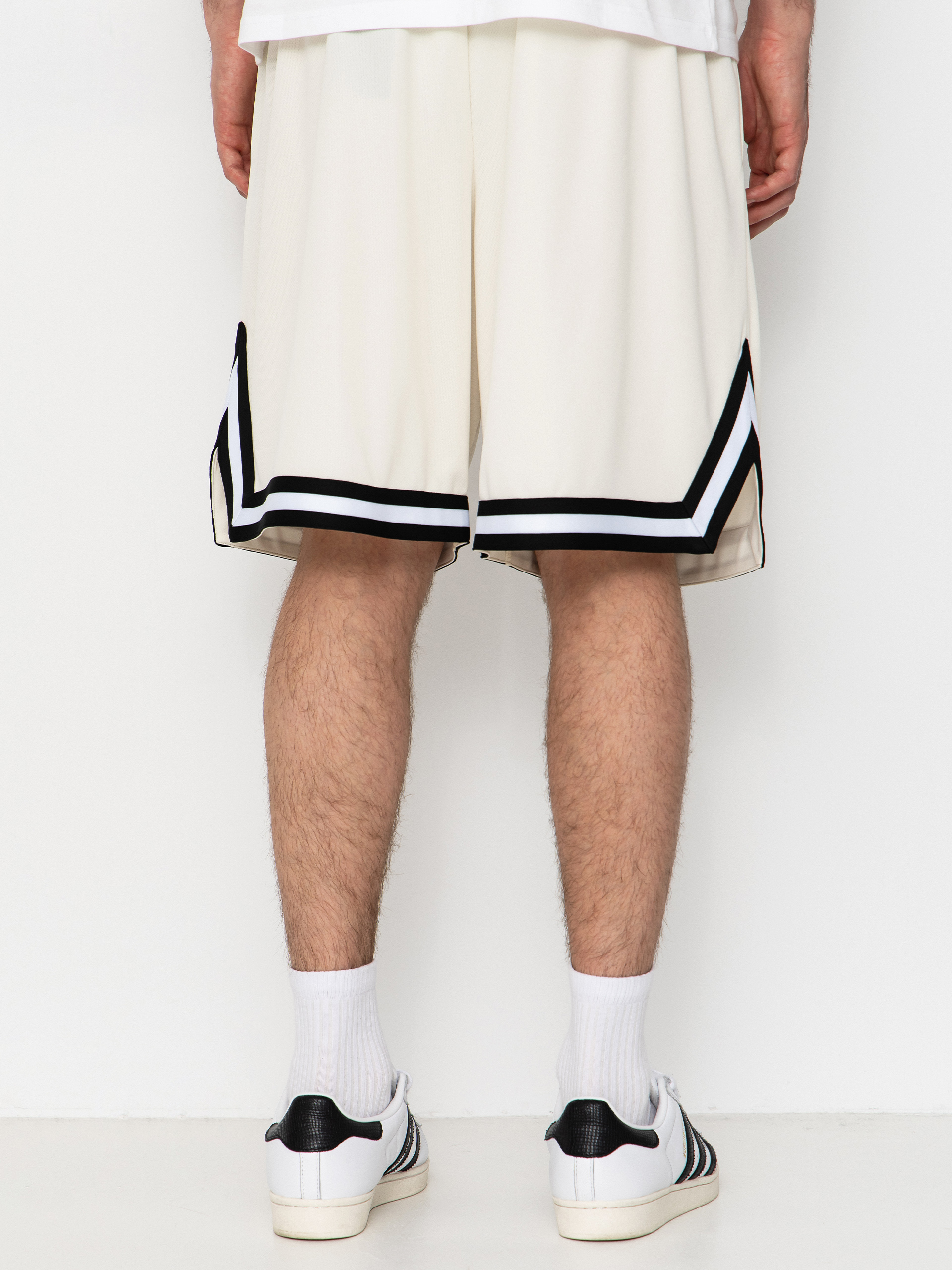 Kraťasy Karl Kani Small Signature Essential Mesh (off white)