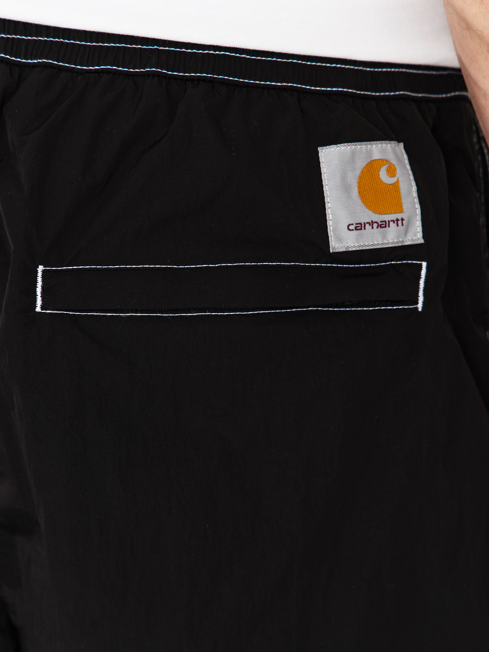Kraťasy Carhartt WIP Canby Swim (black/white)