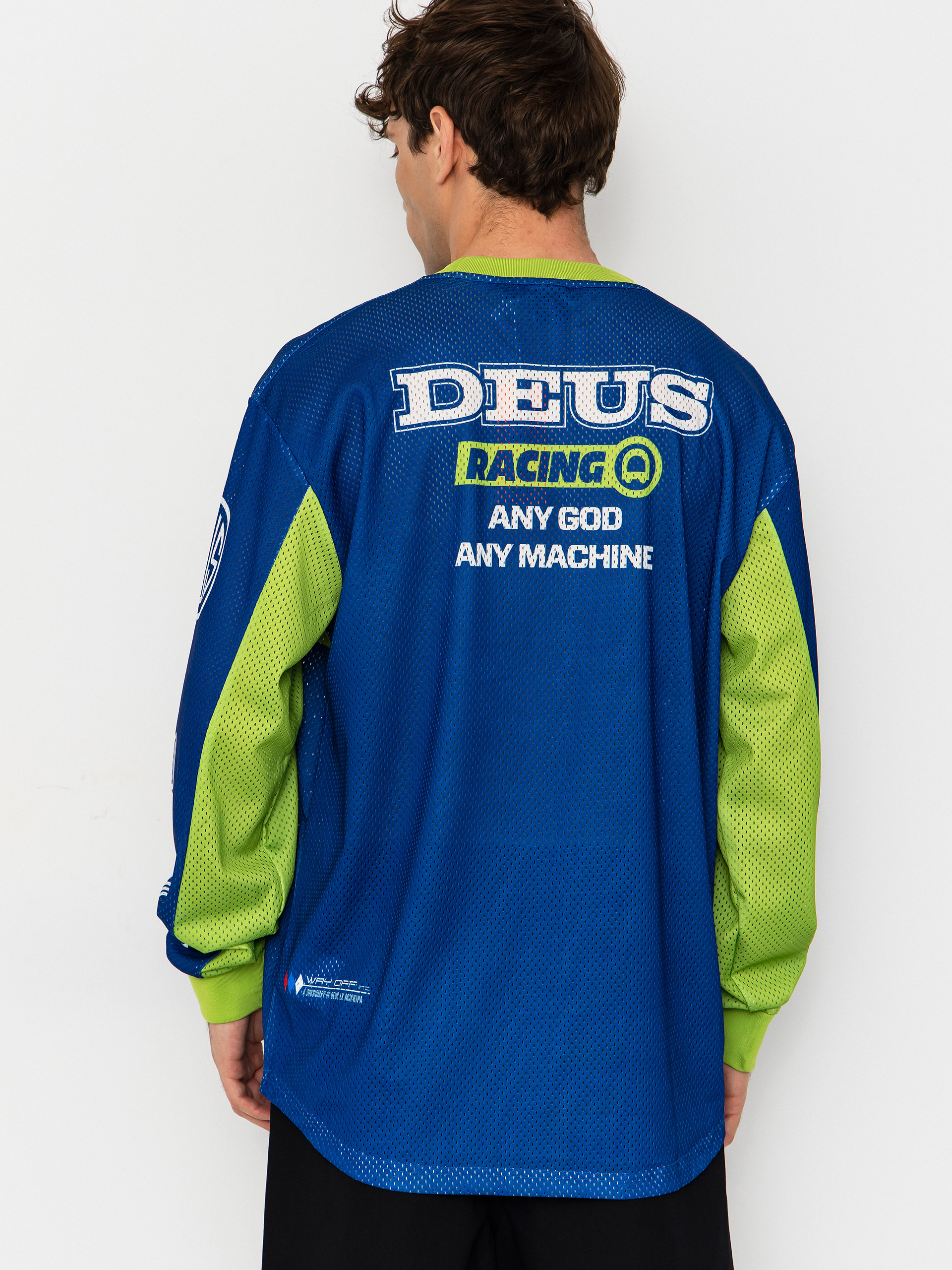 Triko Deus Ex Machina Step Out Moto Jersey (blue)