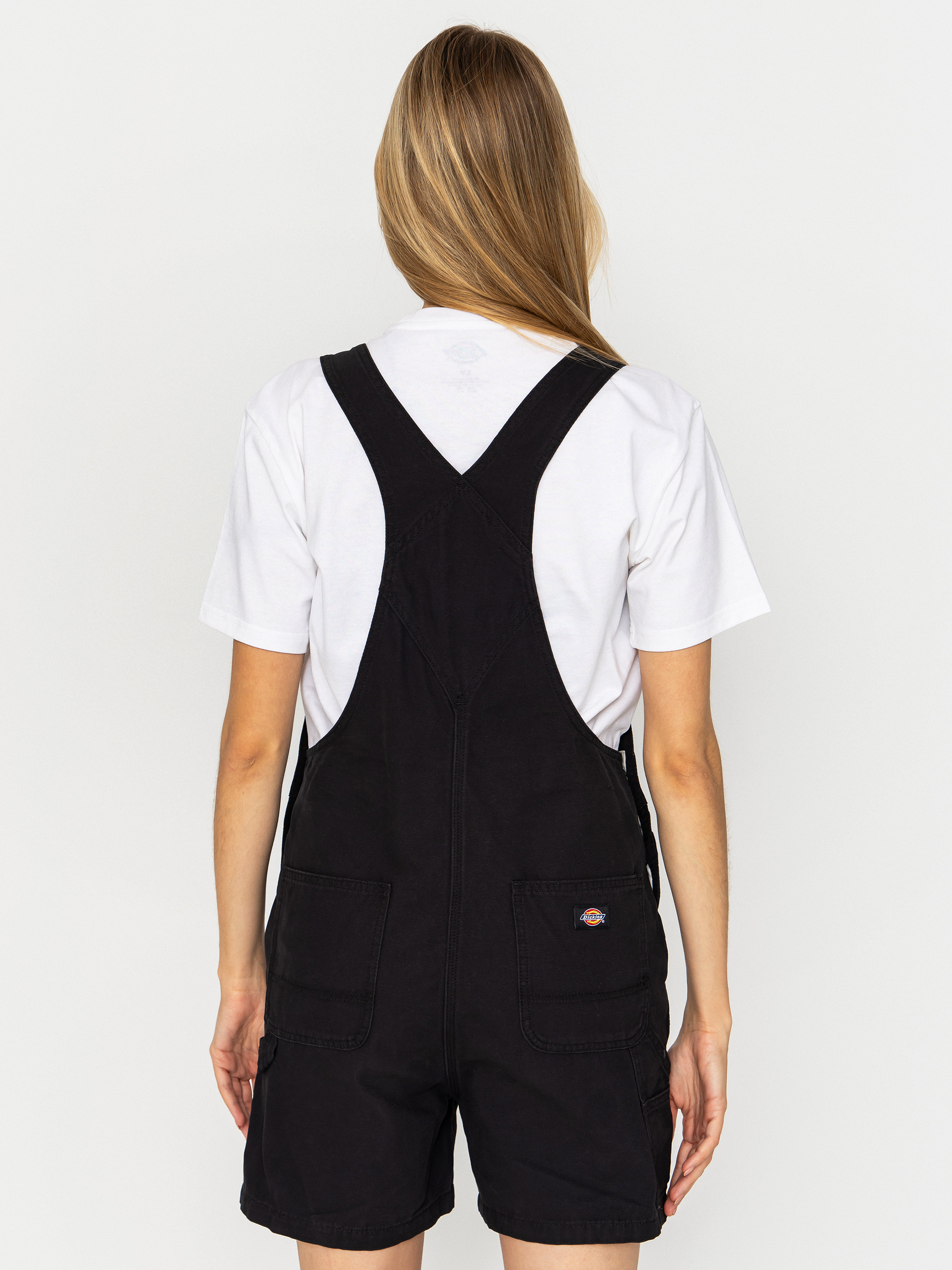 Kraťasy Dickies Lightweight Canvas Short Bib Wmn (black)