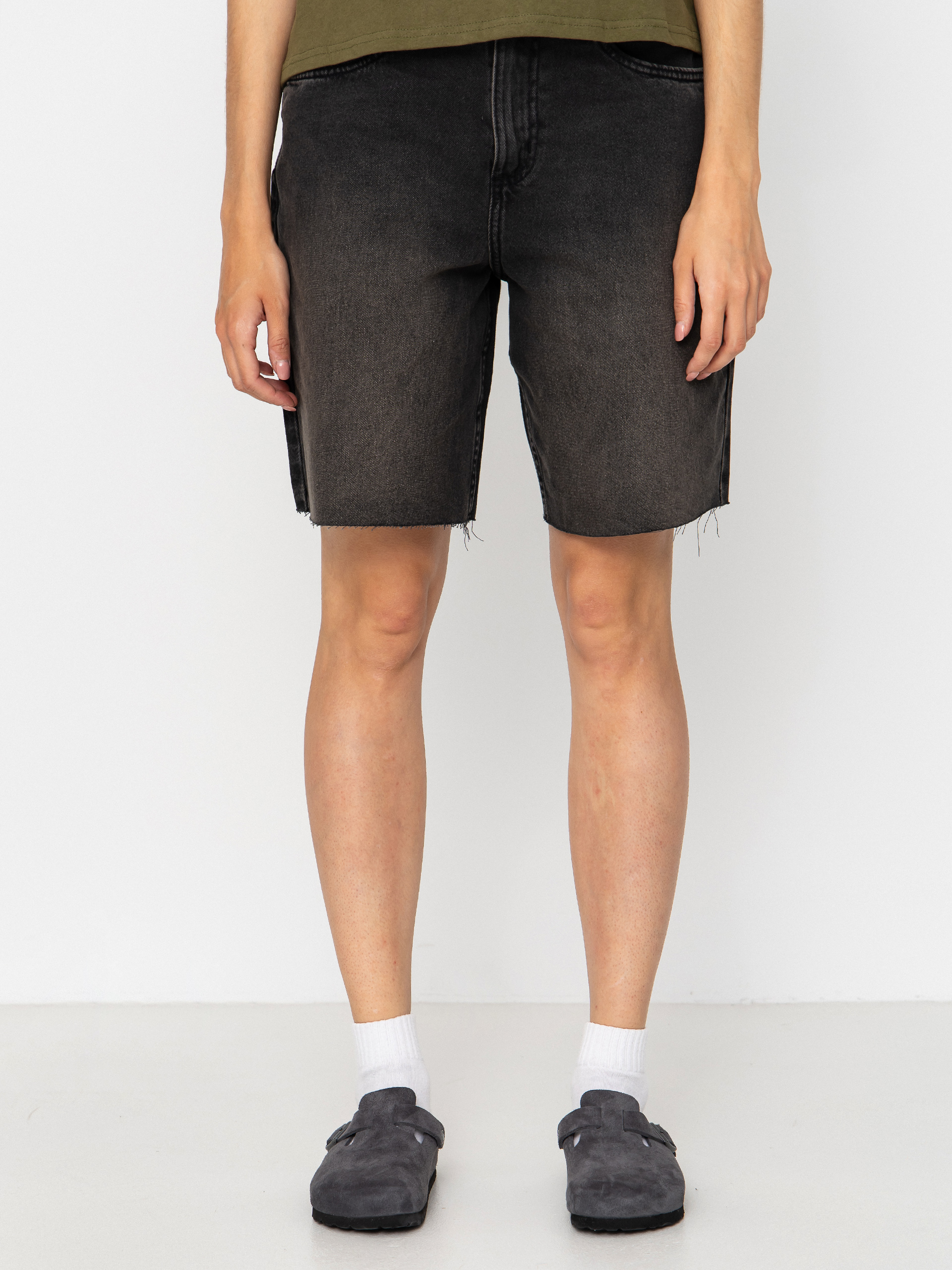 Kraťasy Vans Sirelle Cut Off Wmn (washed black)