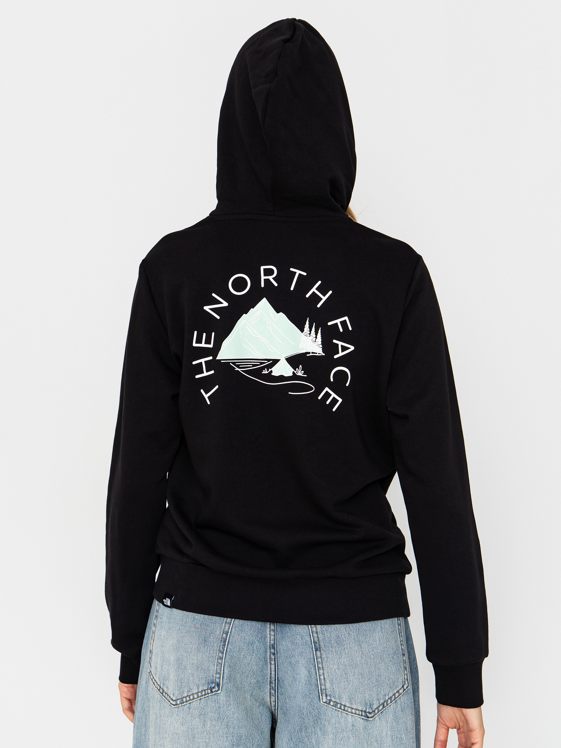 Mikina s kapucí The North Face Monte HD Wmn (tnf black)
