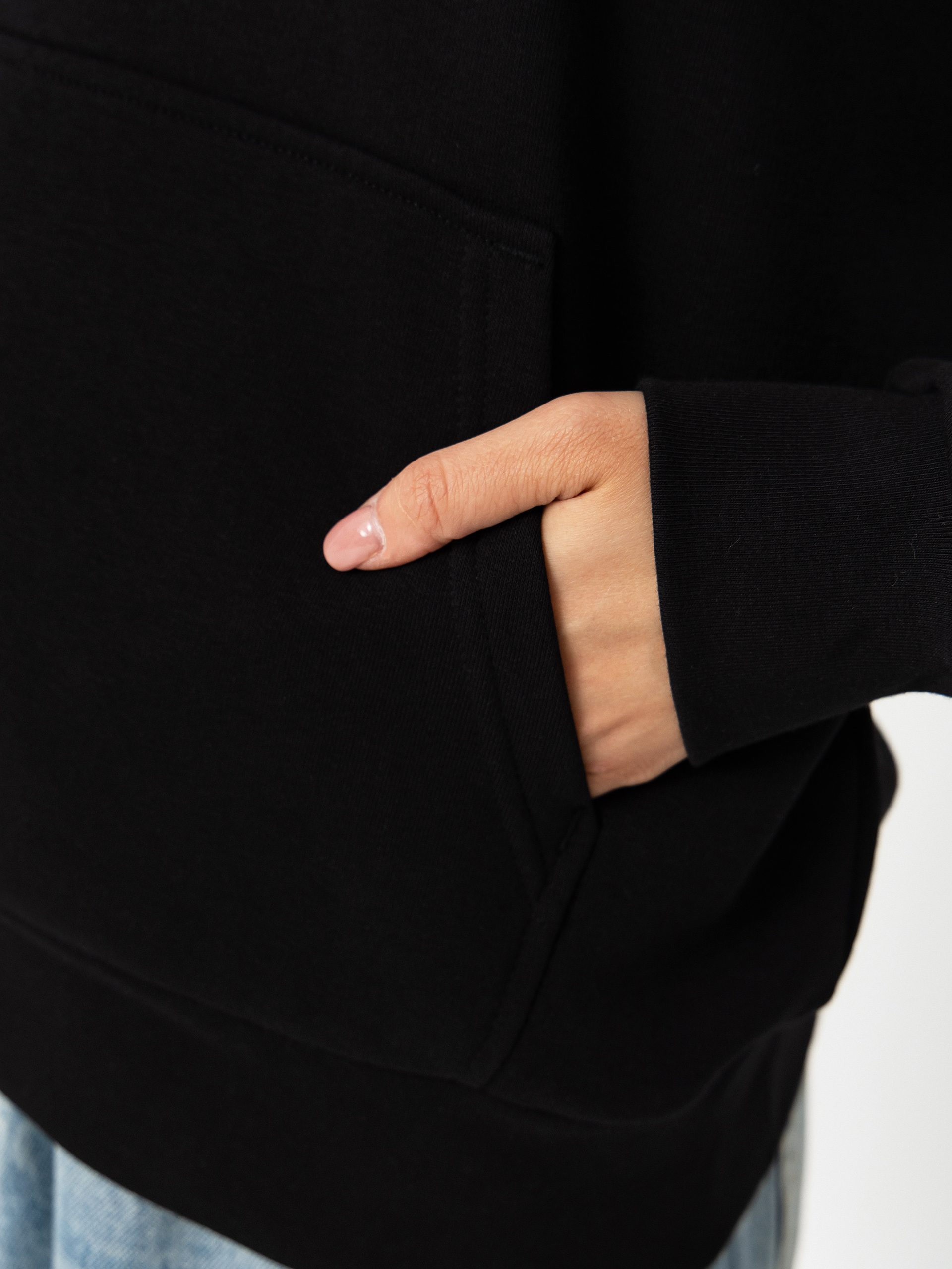 Mikina s kapucí The North Face Monte HD Wmn (tnf black)