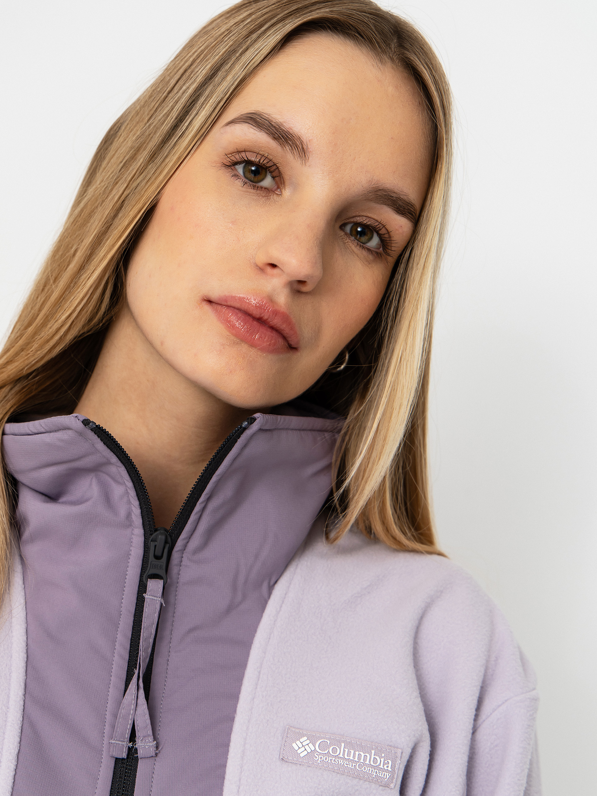 Dámský Fleecová mikina Columbia Sequoia Grove Full Zip (lavender pearl/shale purple)