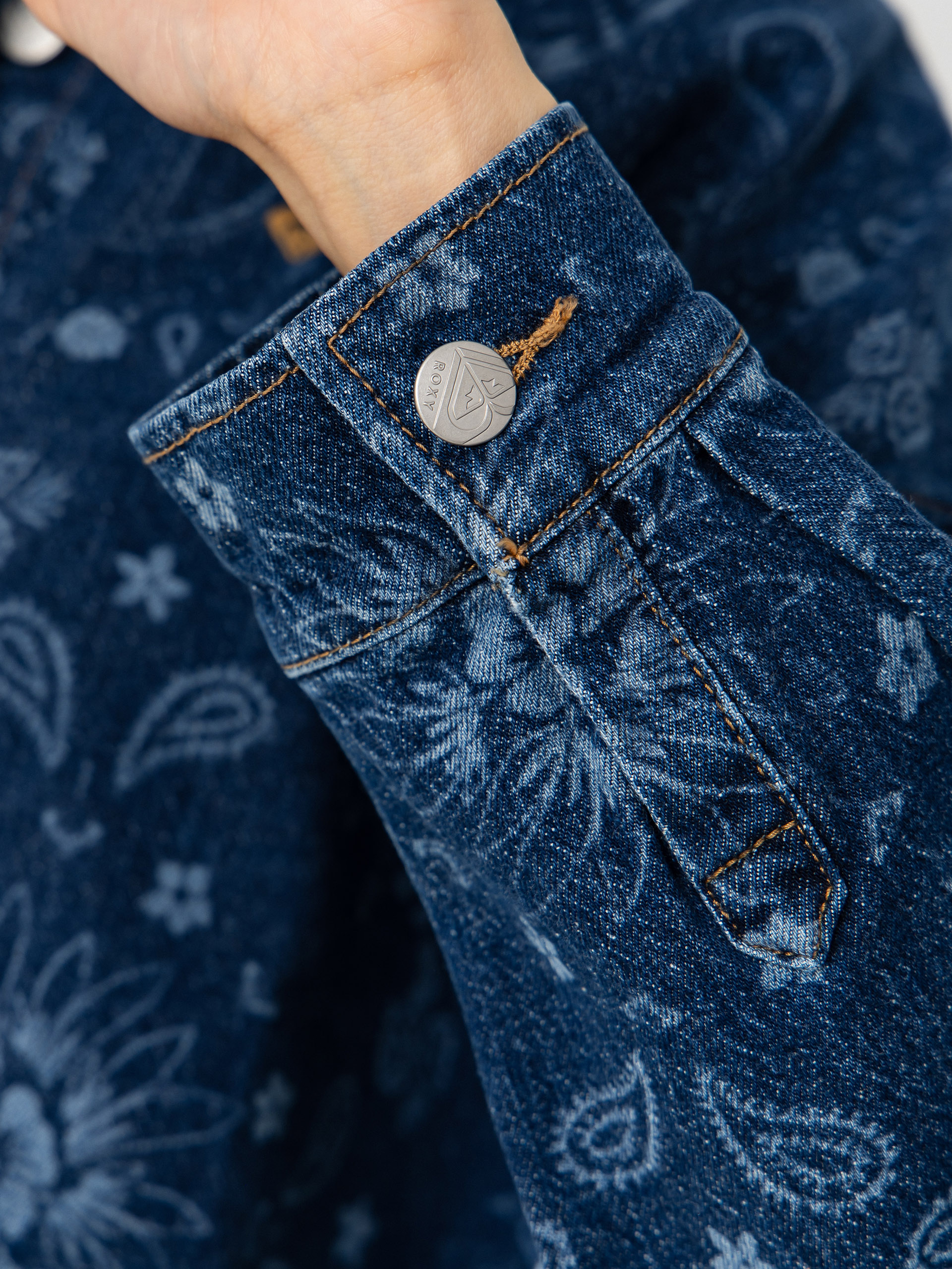 Košile Roxy Kick Back Washed Denim Wmn (ocean blue)
