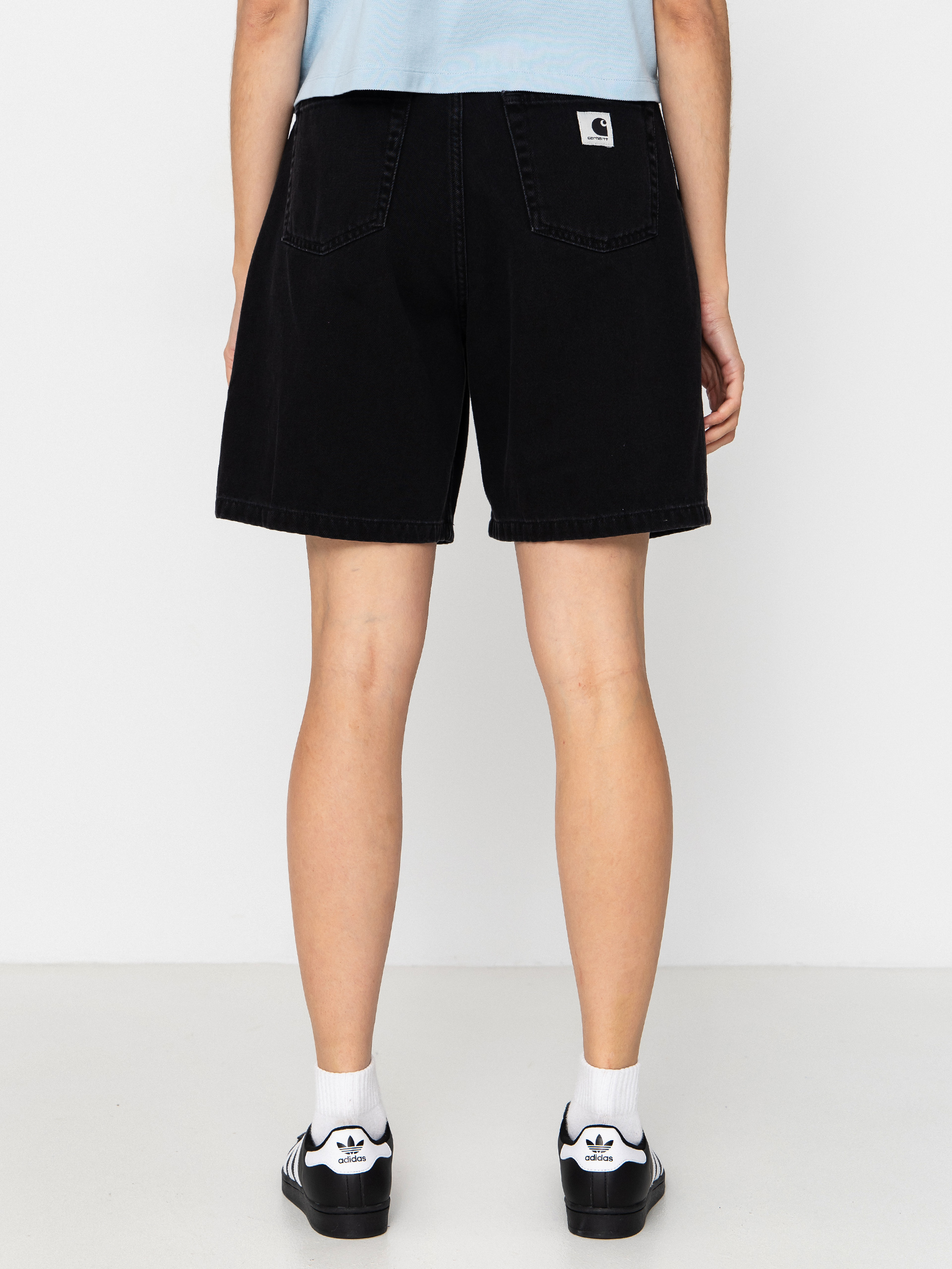Kraťasy Carhartt WIP Alta Wmn (black stone washed)