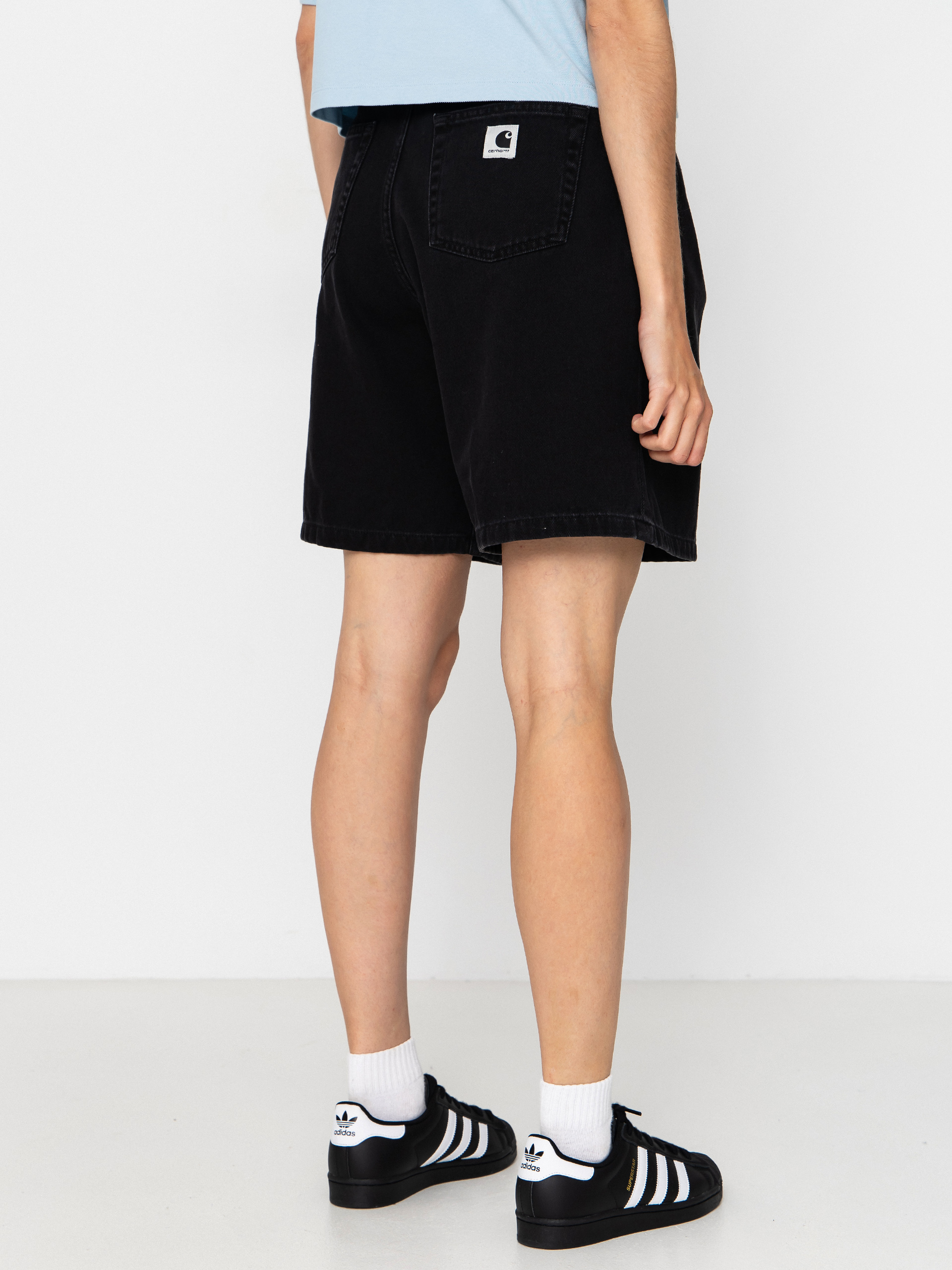 Kraťasy Carhartt WIP Alta Wmn (black stone washed)