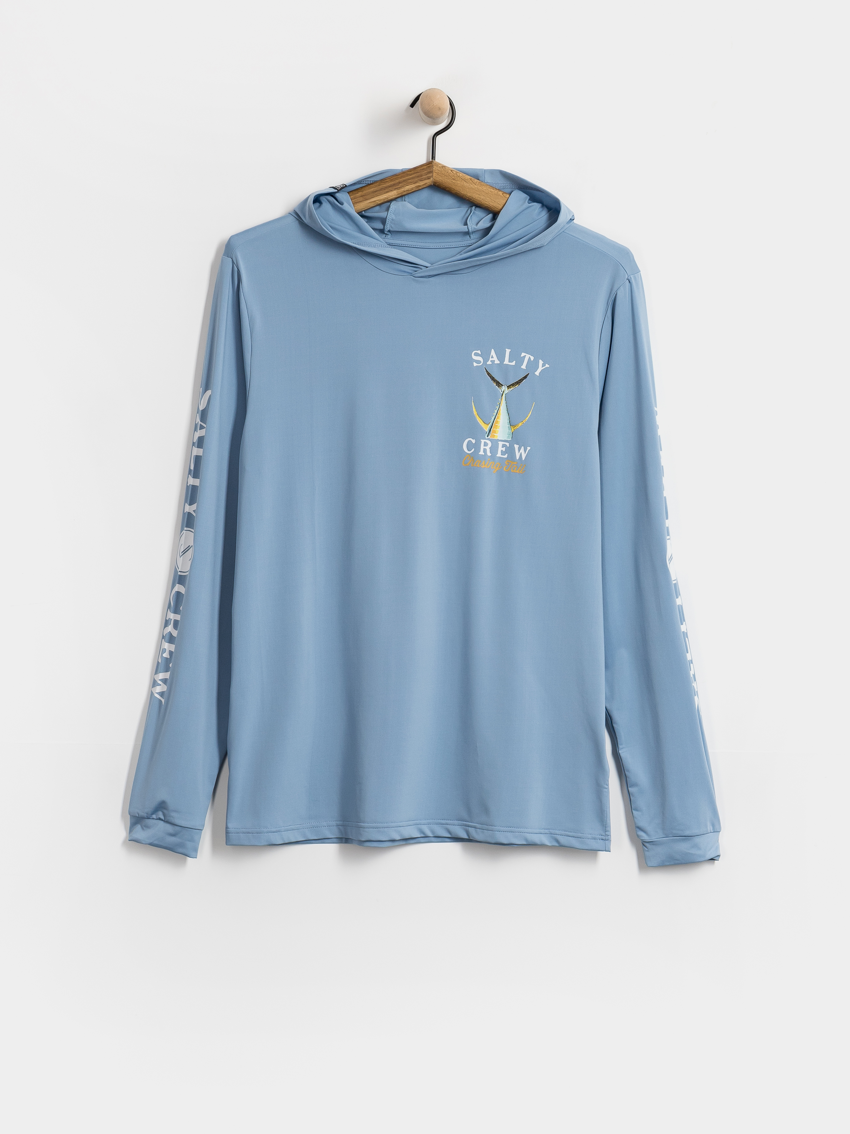 Triko Salty Crew Tailed Hood Sunshirt (marine blue)