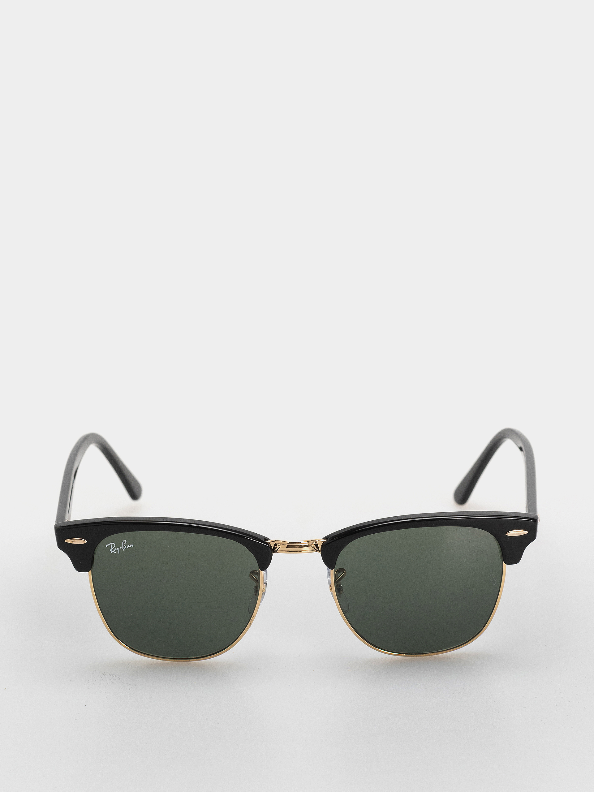 Sluneční brýle Ray-Ban Clubmaster Classic (polerowany czarno-złote/zielone g-15)