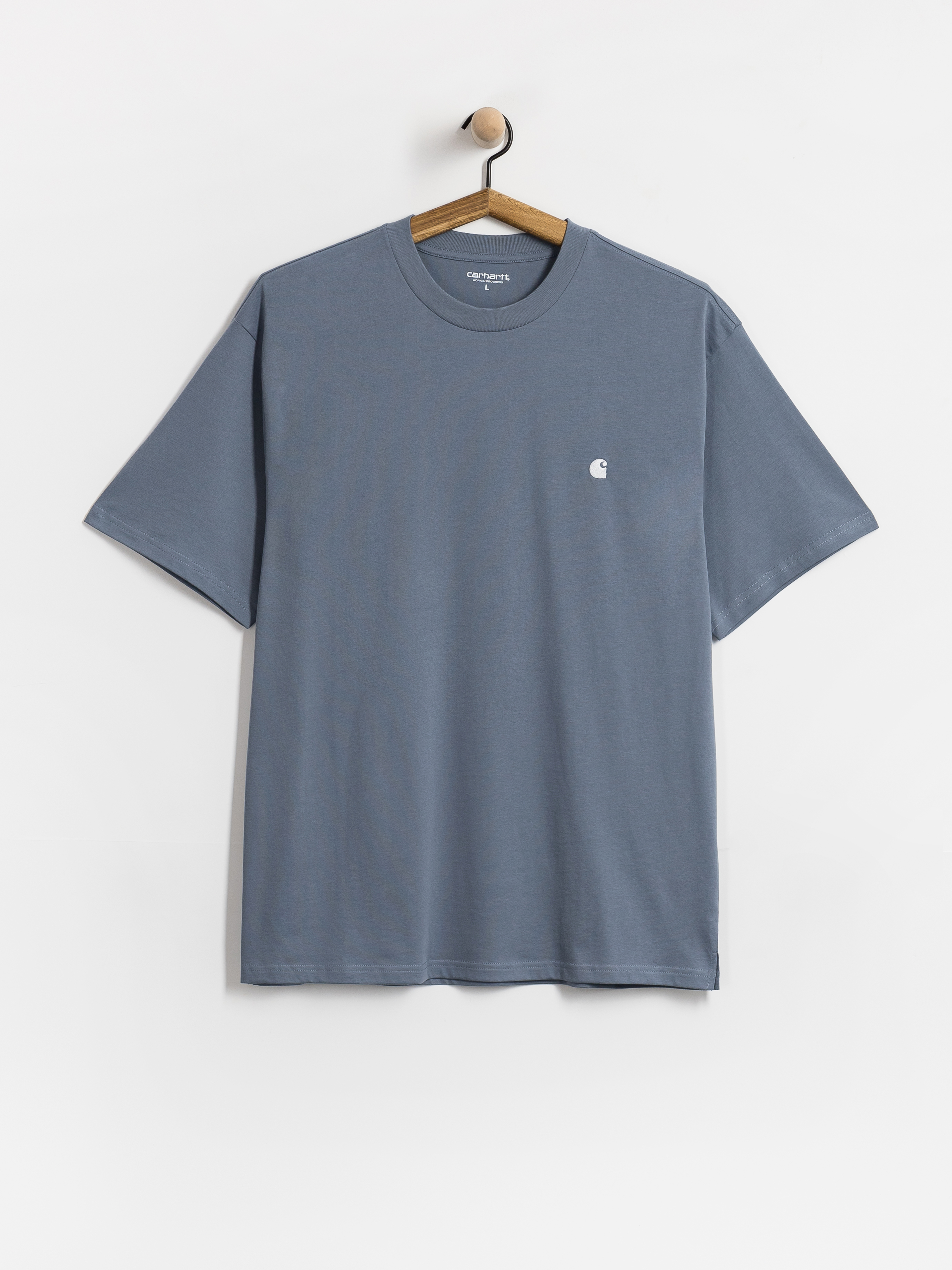 Tričko Carhartt WIP Madison (shady blue/white)