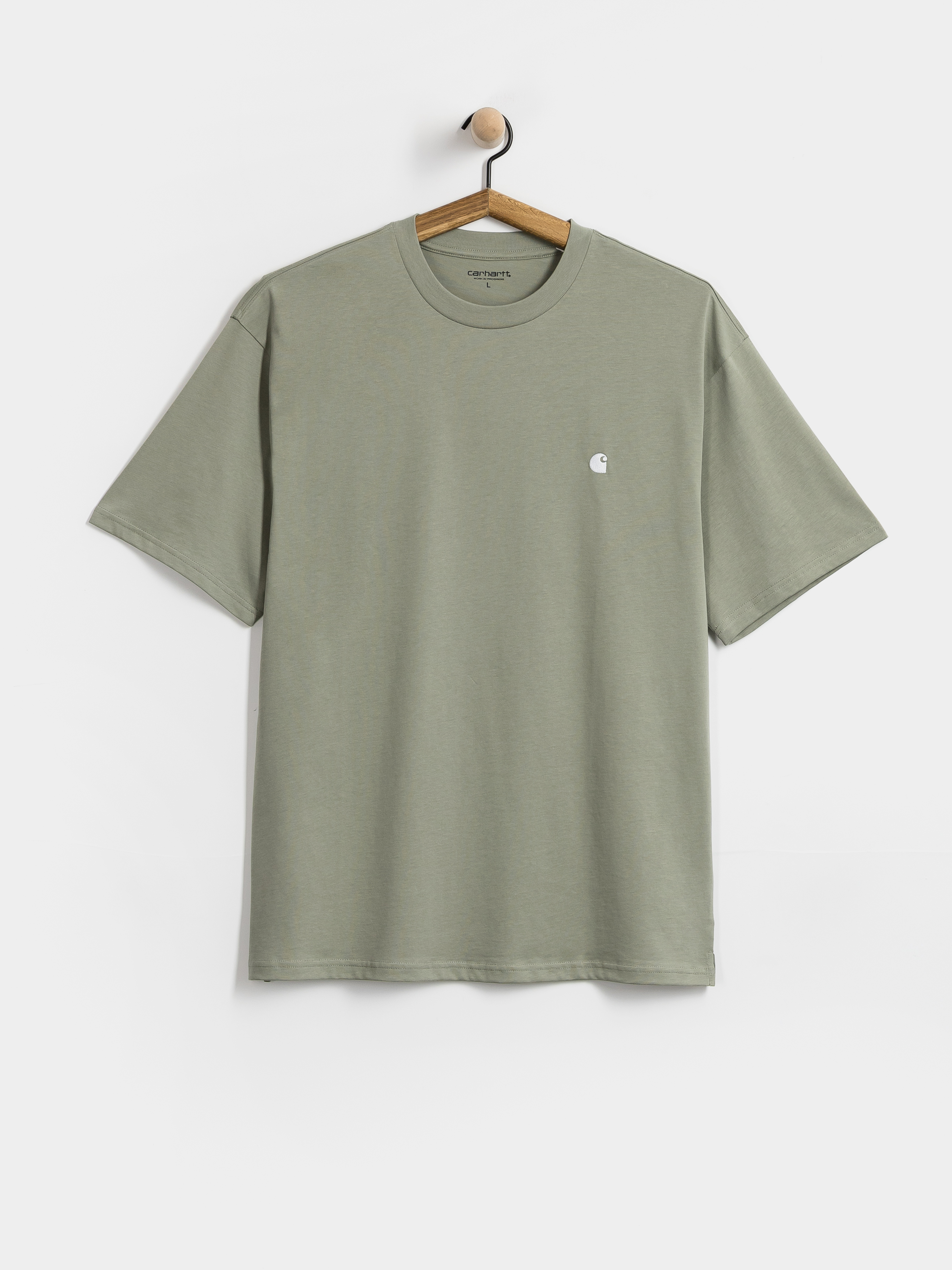 Tričko Carhartt WIP Madison (shady green/white)