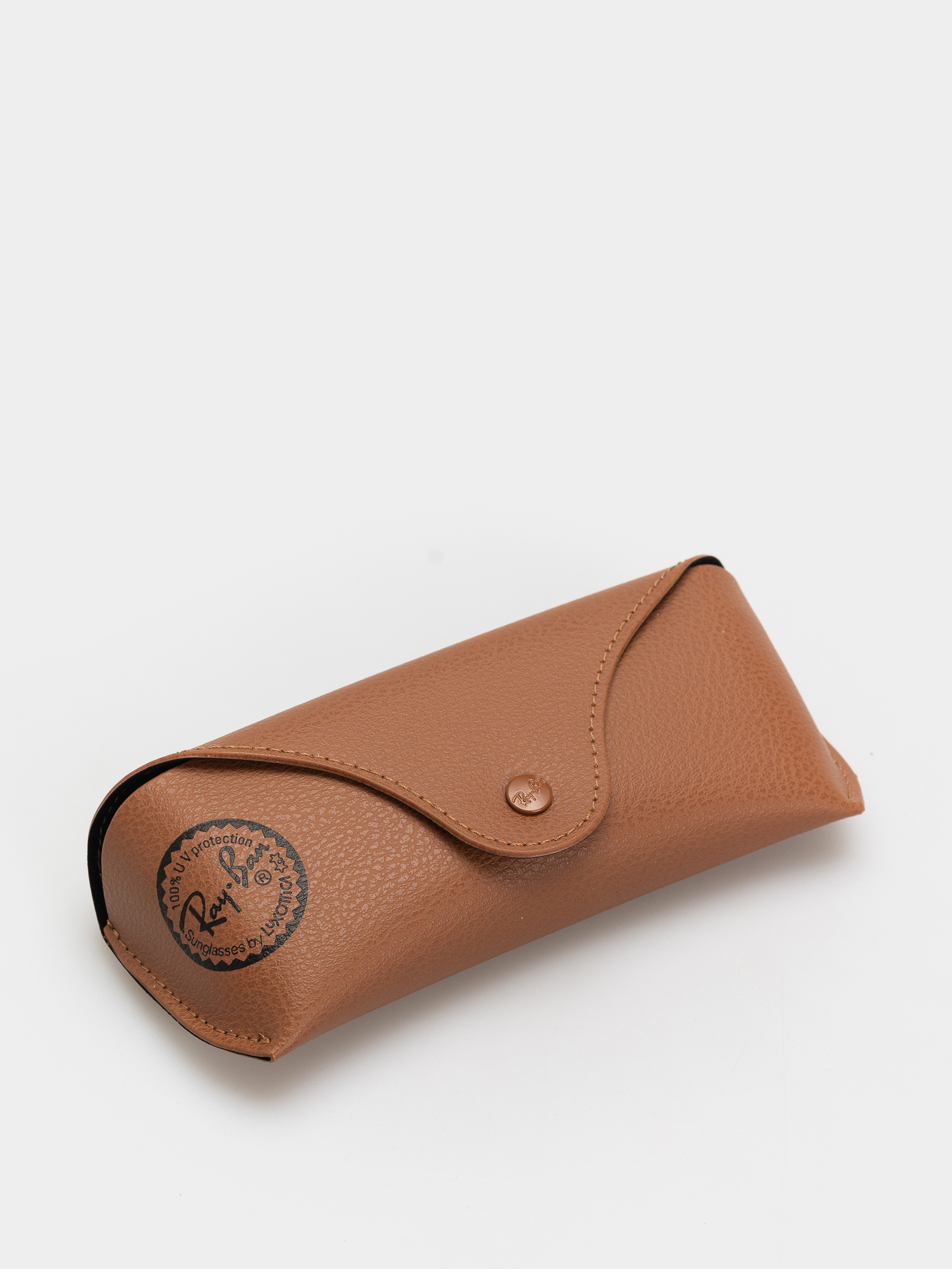 Sluneční brýle Ray-Ban Justin (matowy guma czarny/lustrzany niebieski)