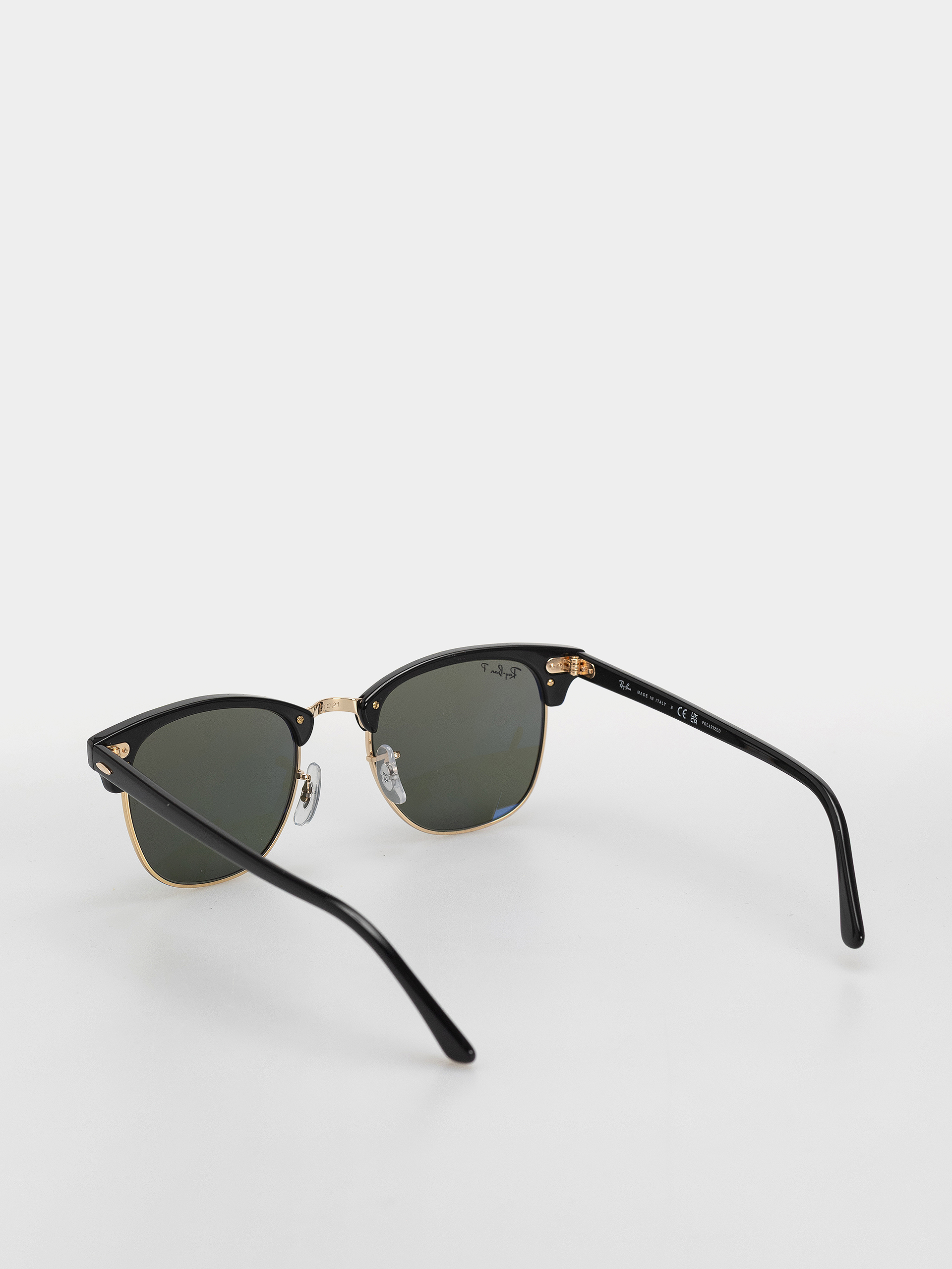 Sluneční brýle Ray-Ban Clubmaster Classic (polerowany czarny i złoty/zielony g-15 polaryzowany)