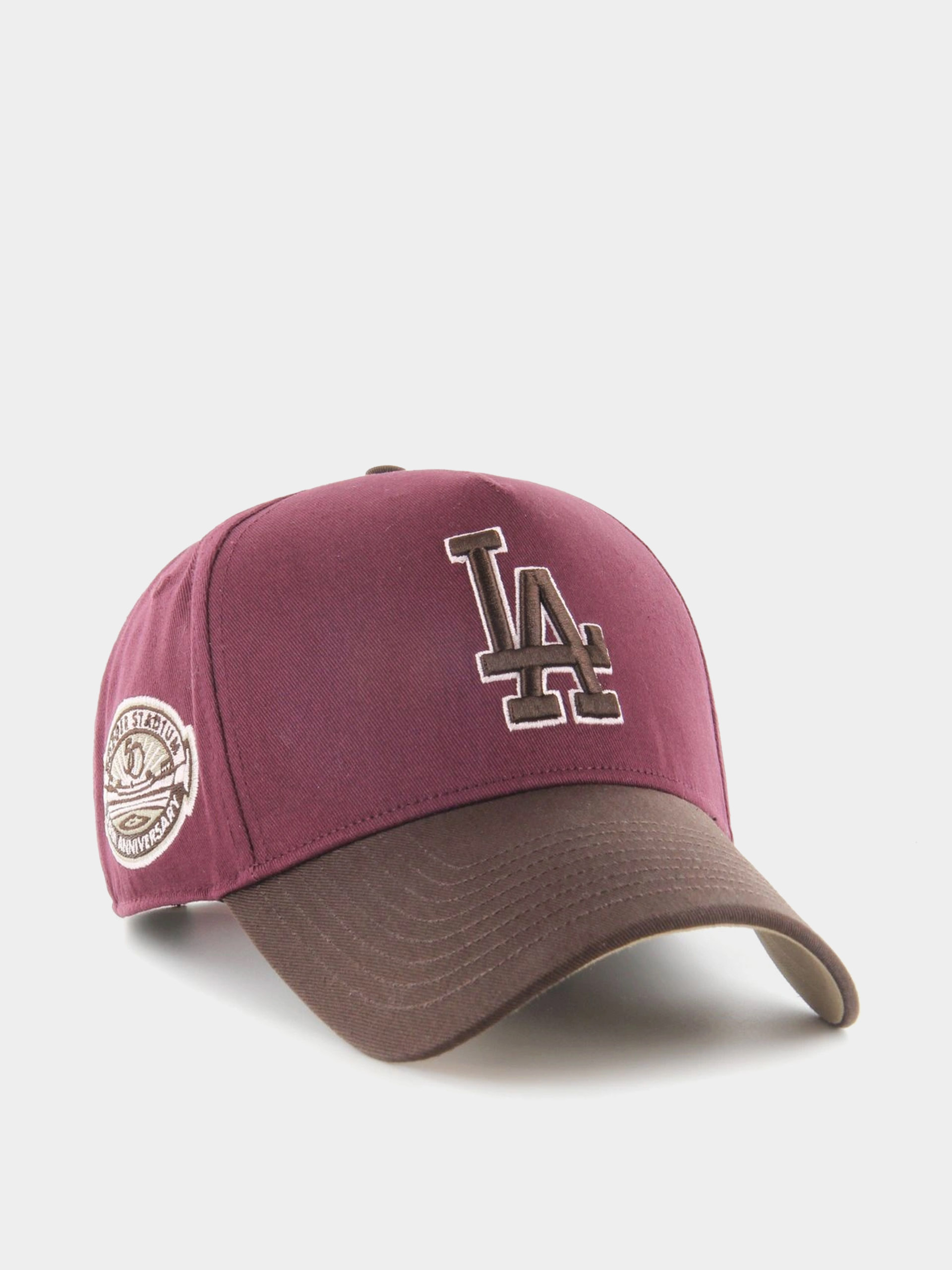 Kšiltovka  47 Brand MLB Los Angeles Dodgers Sure Shot Cotton MVP (dark maroon)