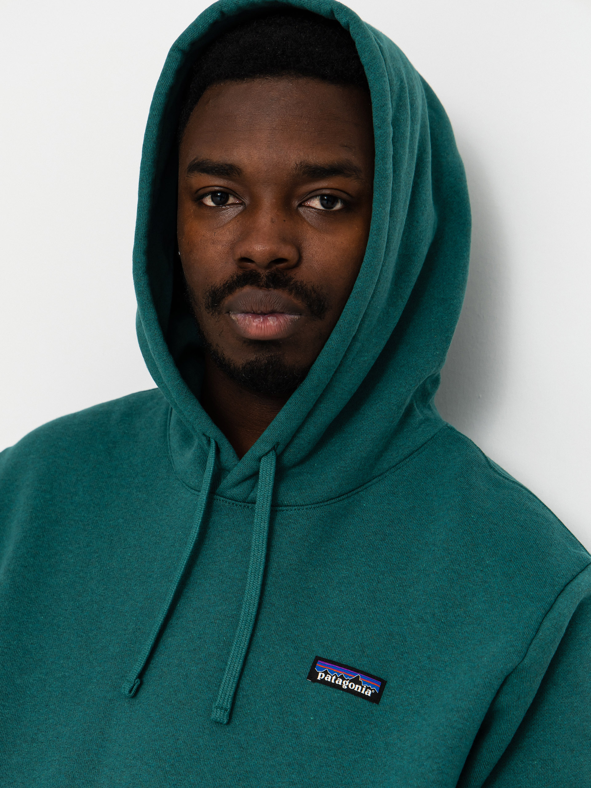 Mikina s kapucí Patagonia P 6 Label Uprisal HD (gem green)