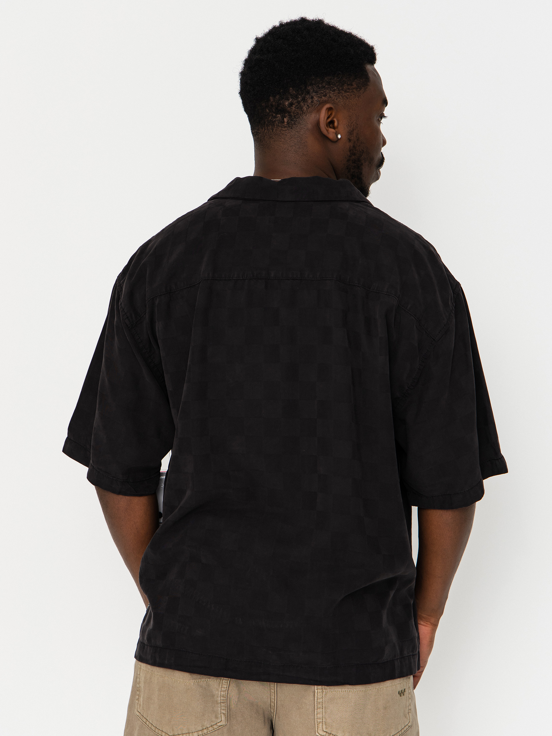 Košile Vans Van Doren Tencel Check Camp (black)