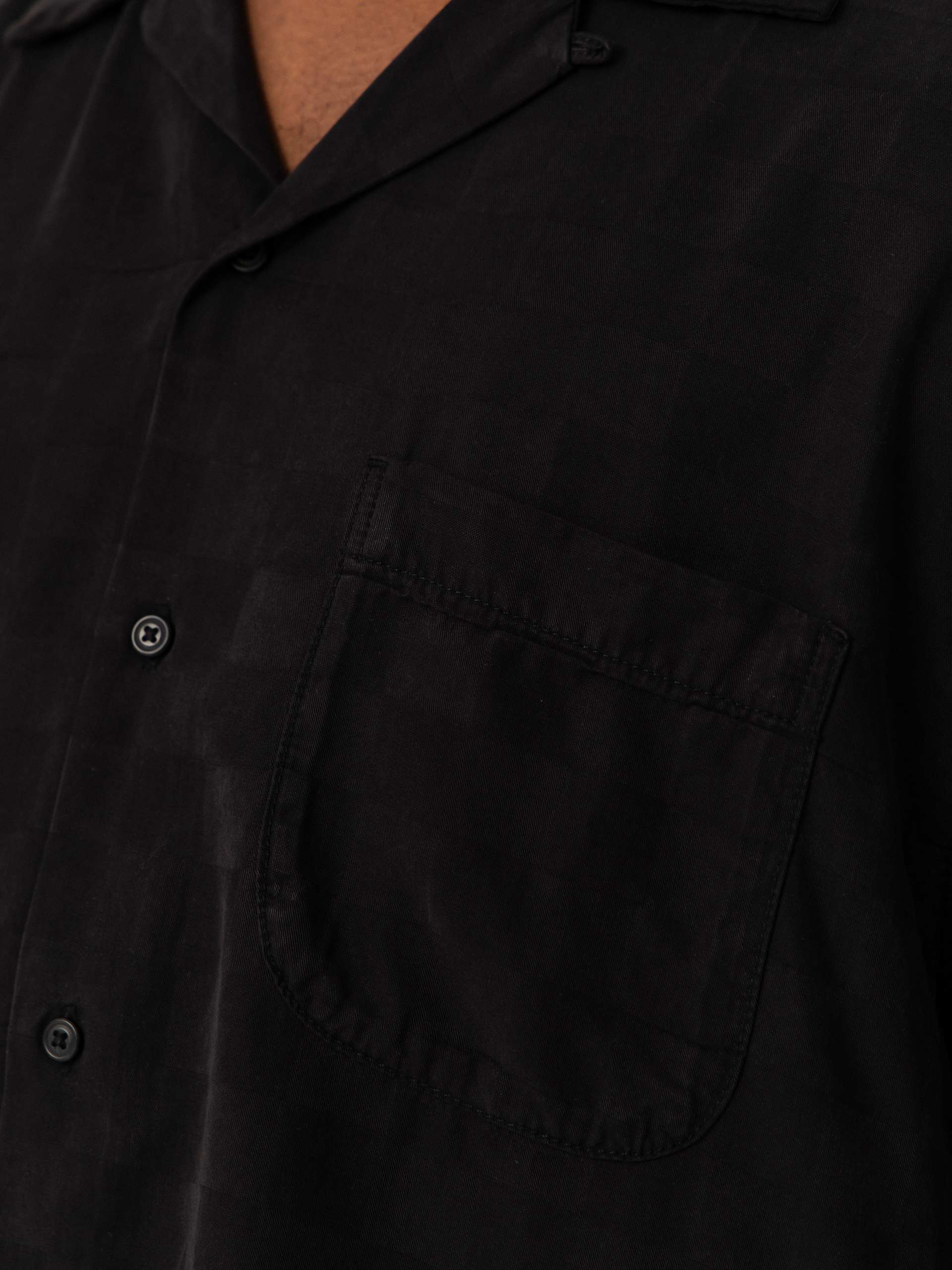 Košile Vans Van Doren Tencel Check Camp (black)