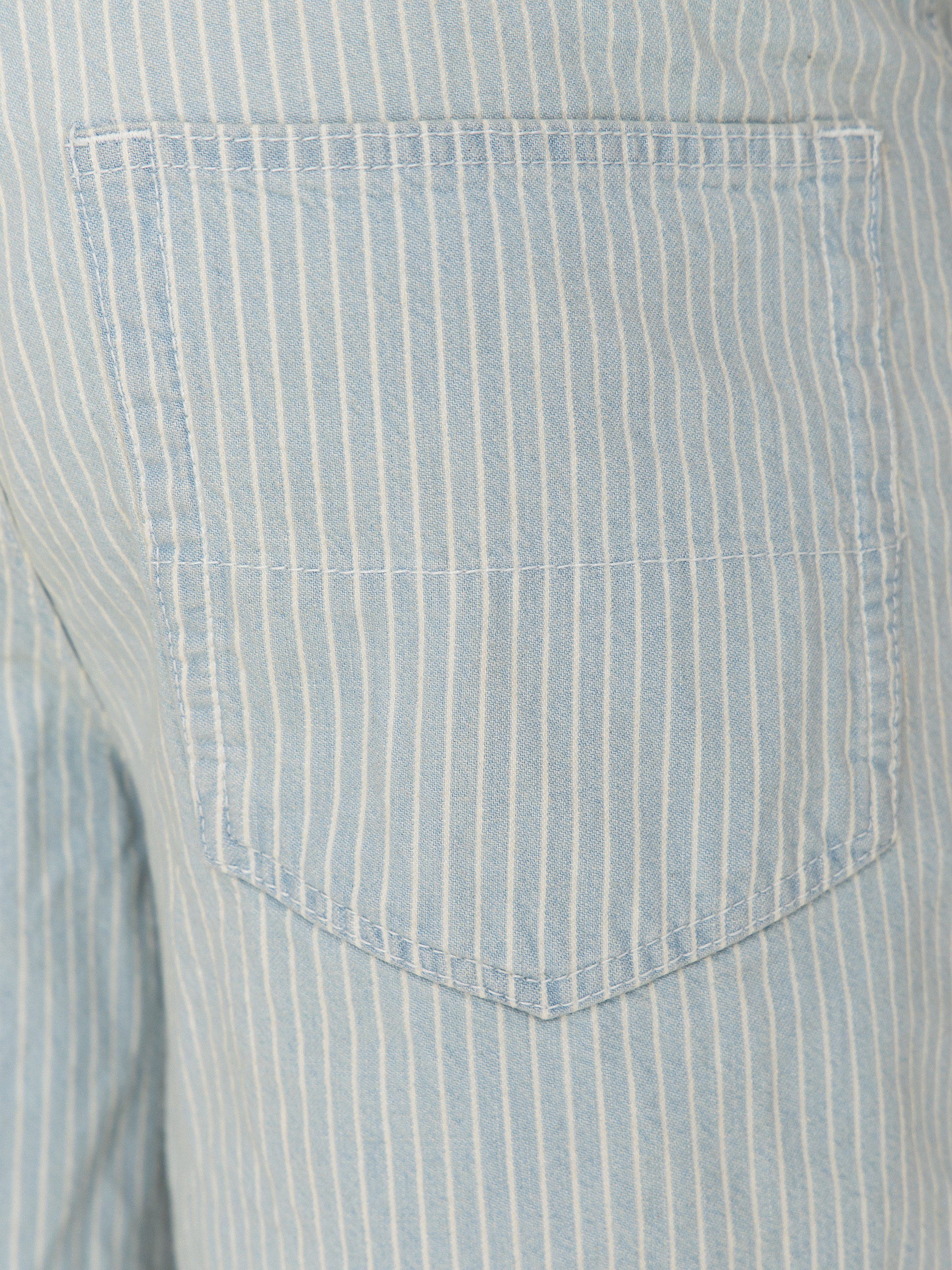 Kraťasy Vans Check 5 Baggy Striped Denim (blue ice stripe)