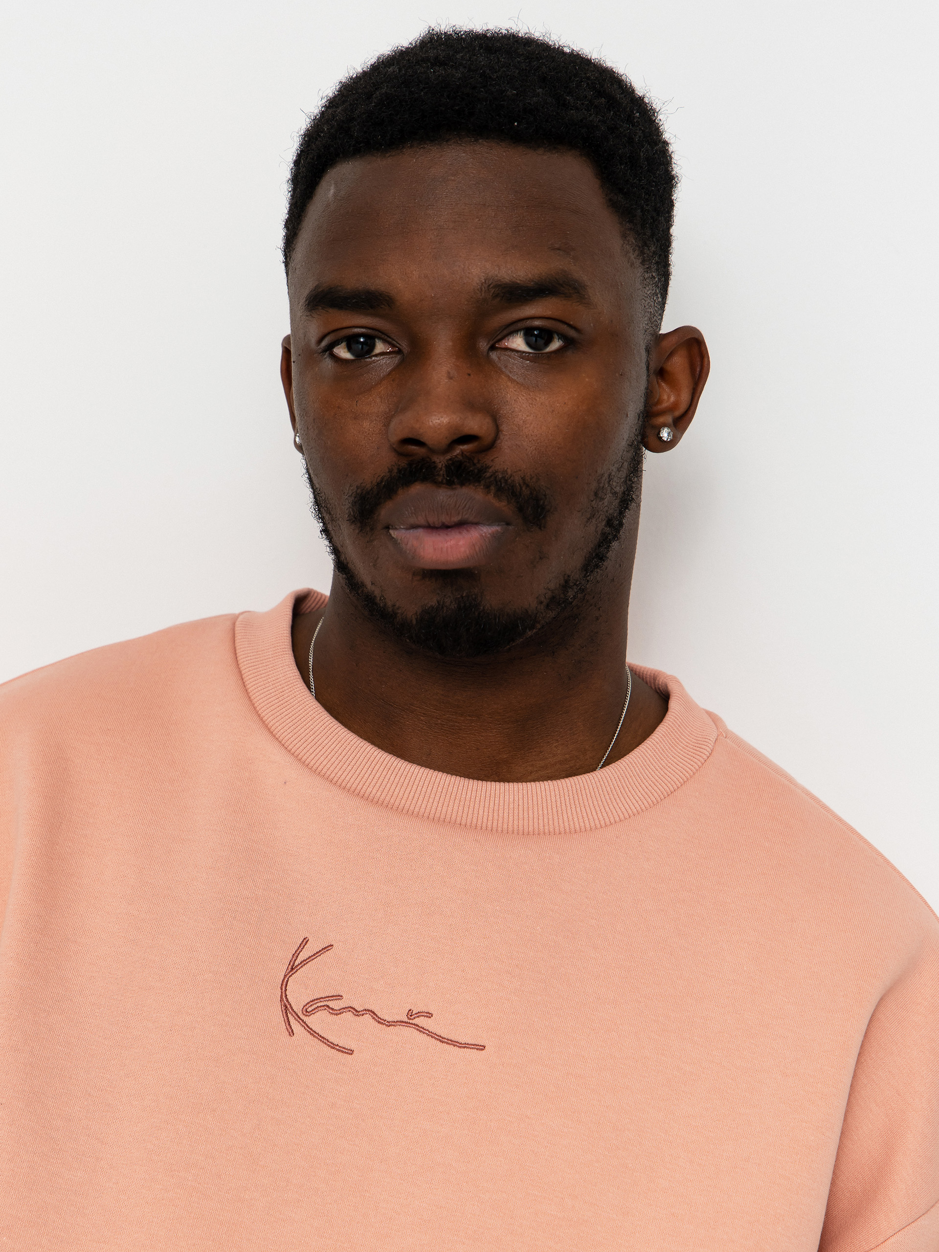 Mikina Karl Kani Small Signature Essential (pink)