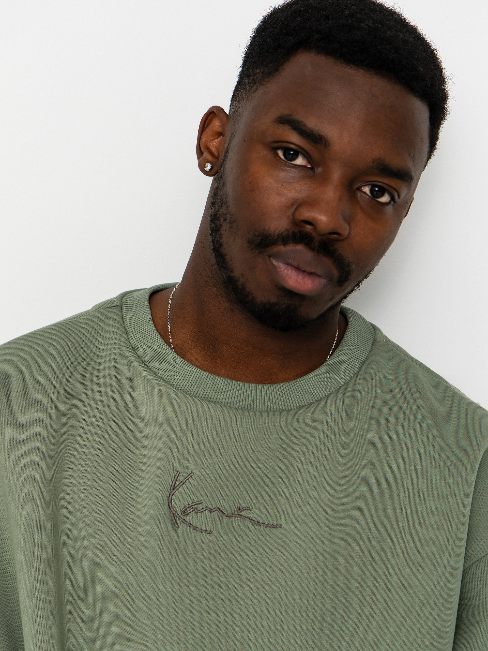 Mikina Karl Kani Small Signature Essential (green)