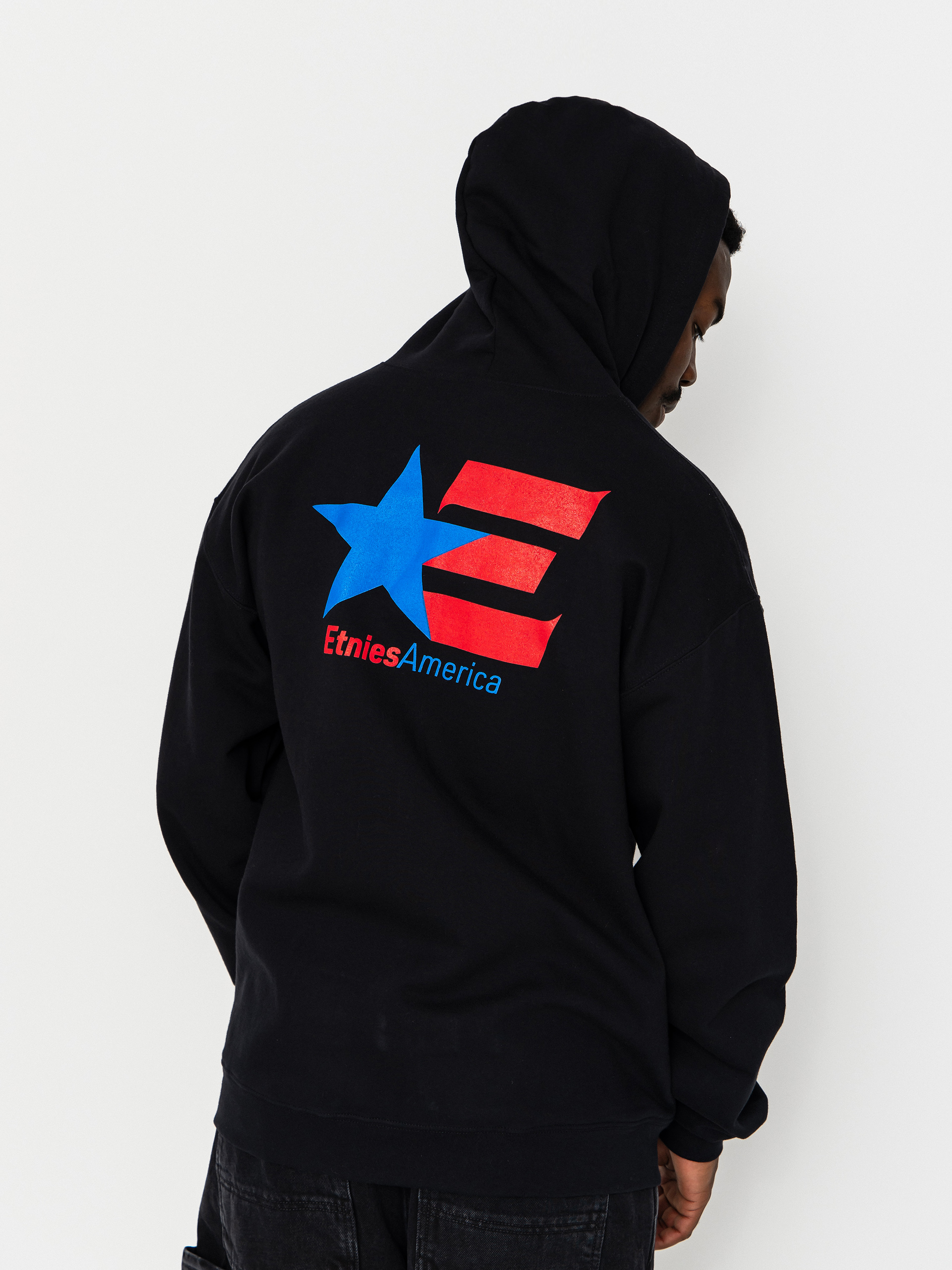Mikina s kapucí Etnies America Up ZHD (black)