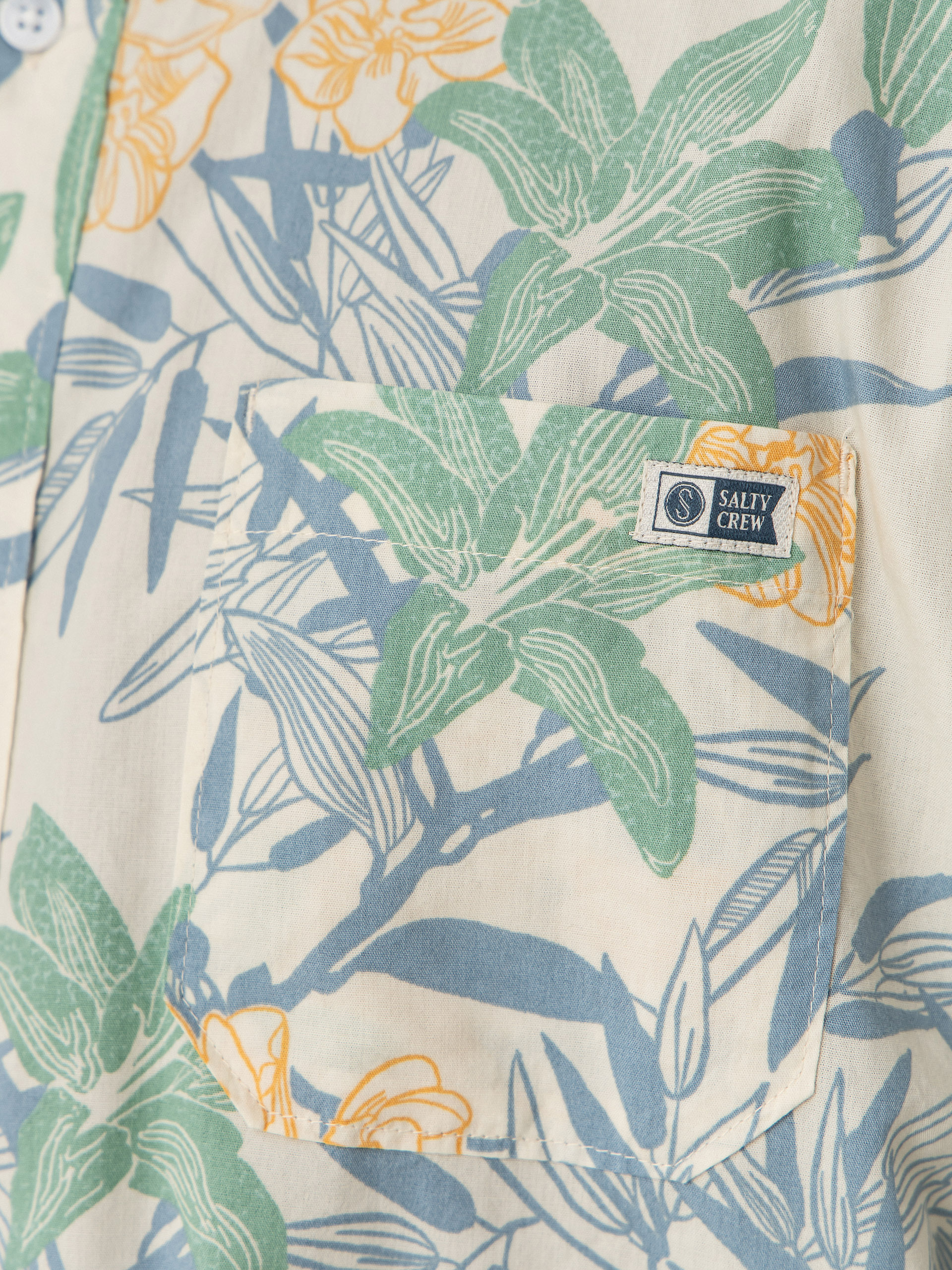 Košile Salty Crew Crew Button Up (off white)