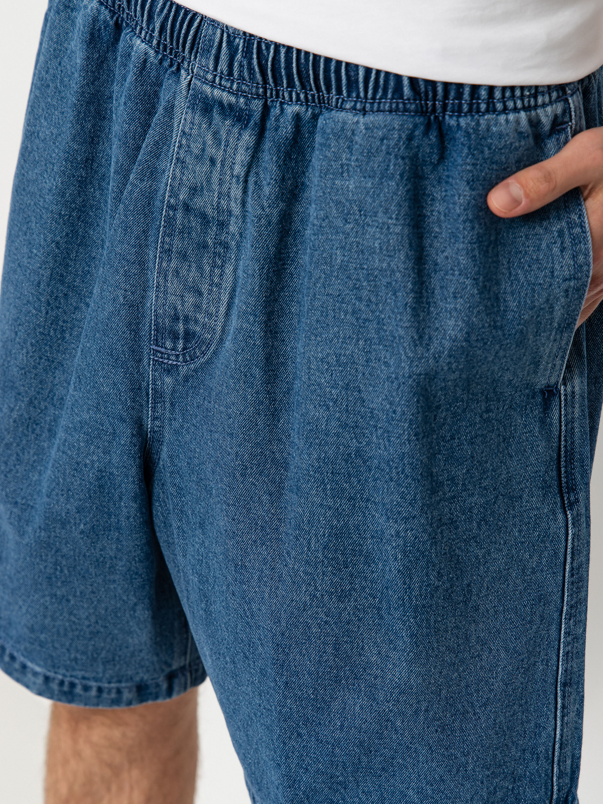 Kraťasy OBEY Easy Denim (light indigo)