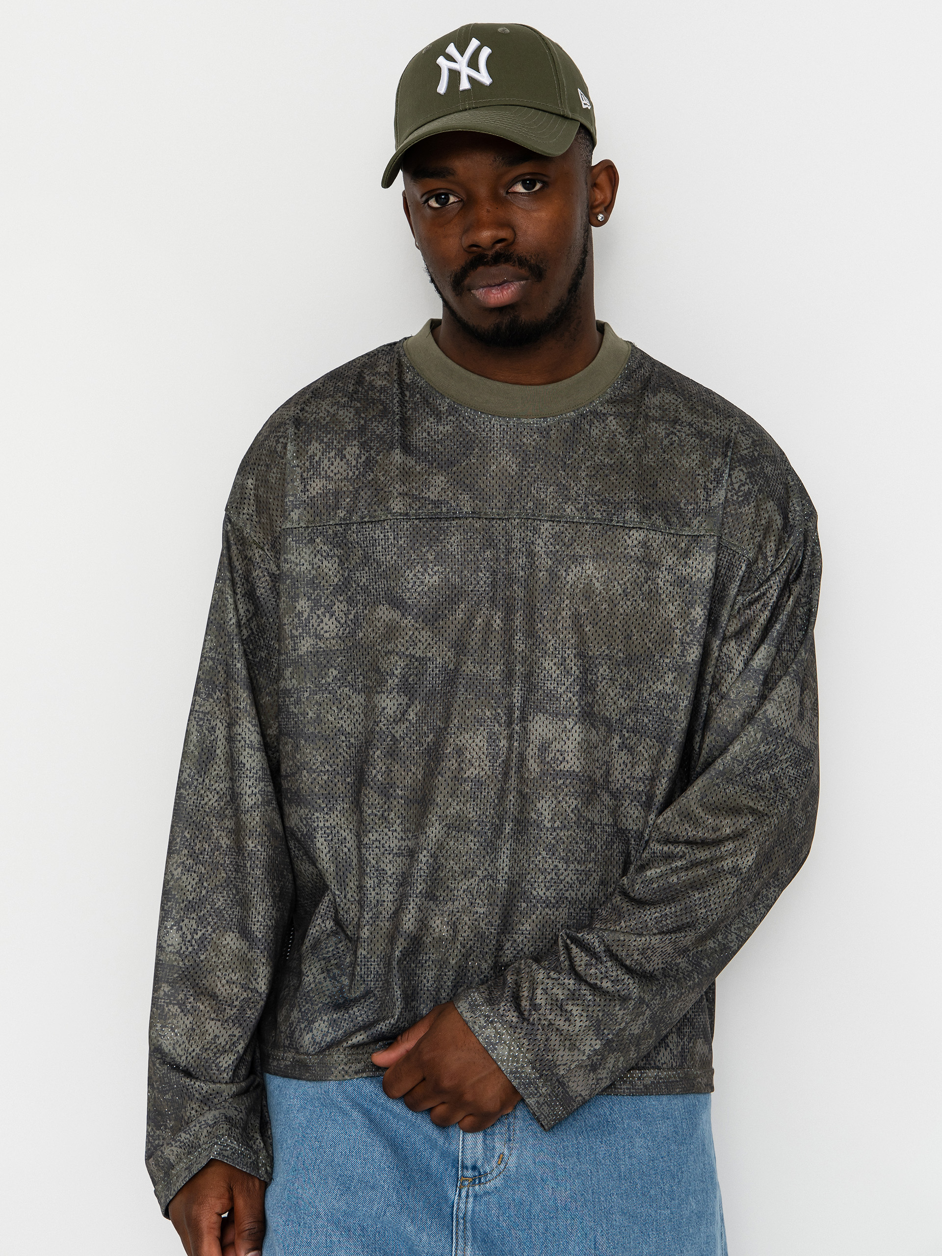 Triko Wasted Paris Swarm Mesh (olive khaki camo)