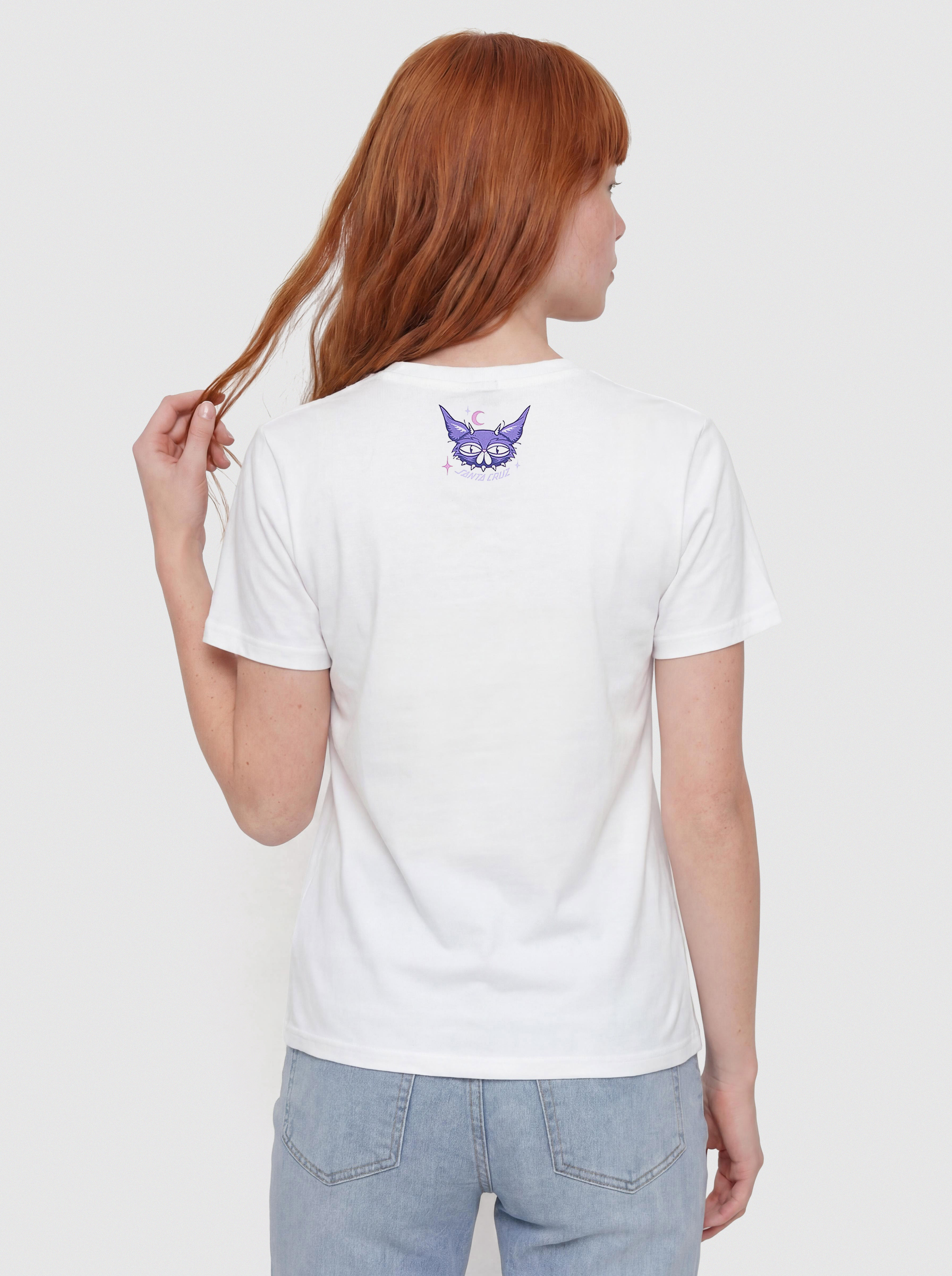Tričko Santa Cruz Night Critter Front Wmn (white)