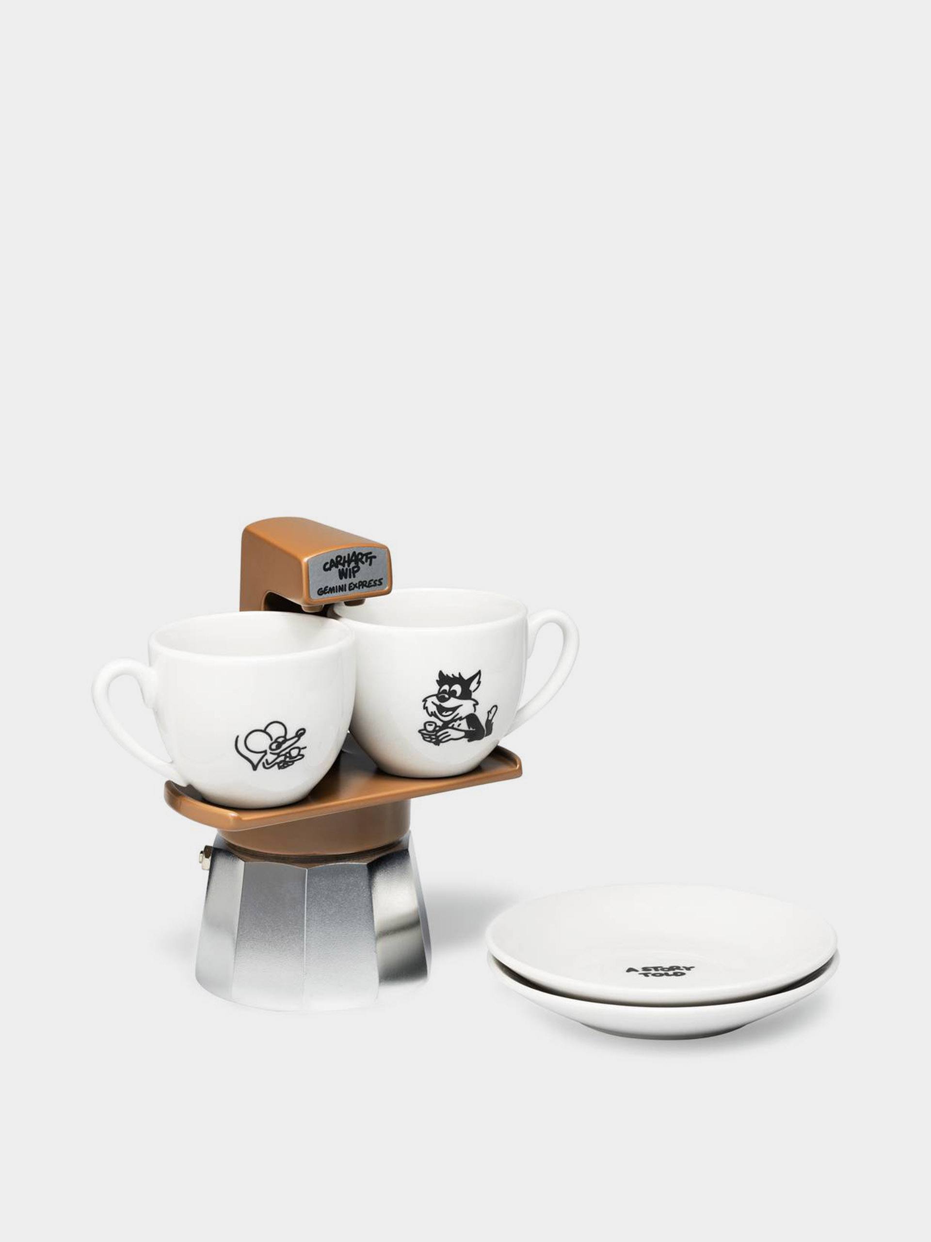 Akcesoria Carhartt WIP Gemini Express Coffee Break Espresso Maker (brown)