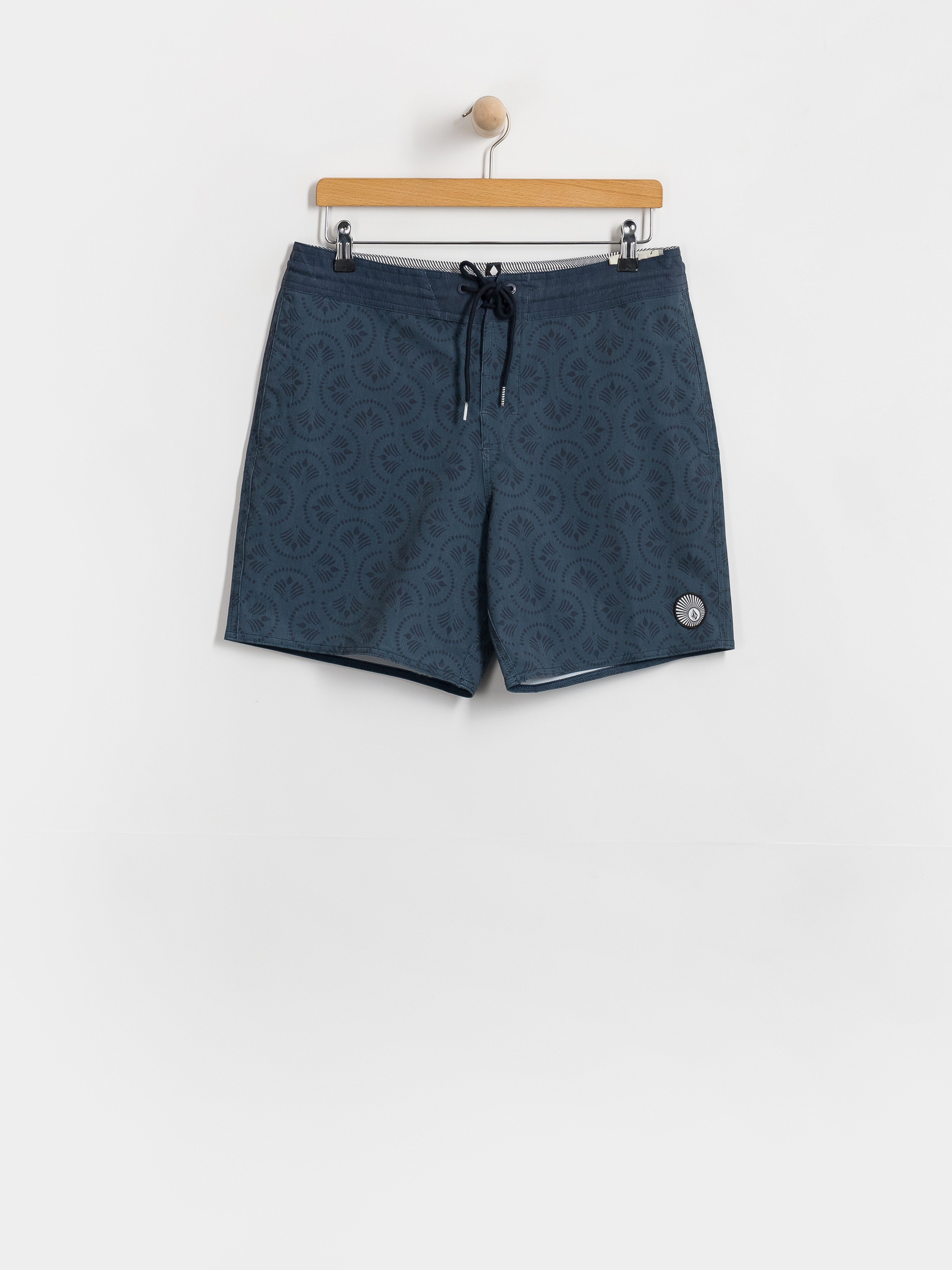 Plážové kraťasy Volcom Psych Cotton Stoney 17 (midnight blue)