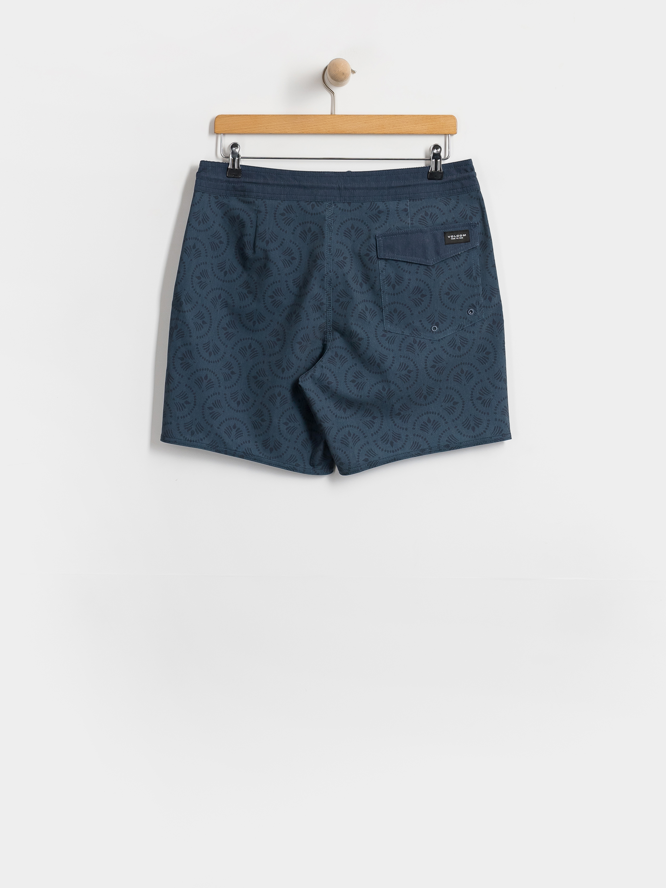 Plážové kraťasy Volcom Psych Cotton Stoney 17 (midnight blue)