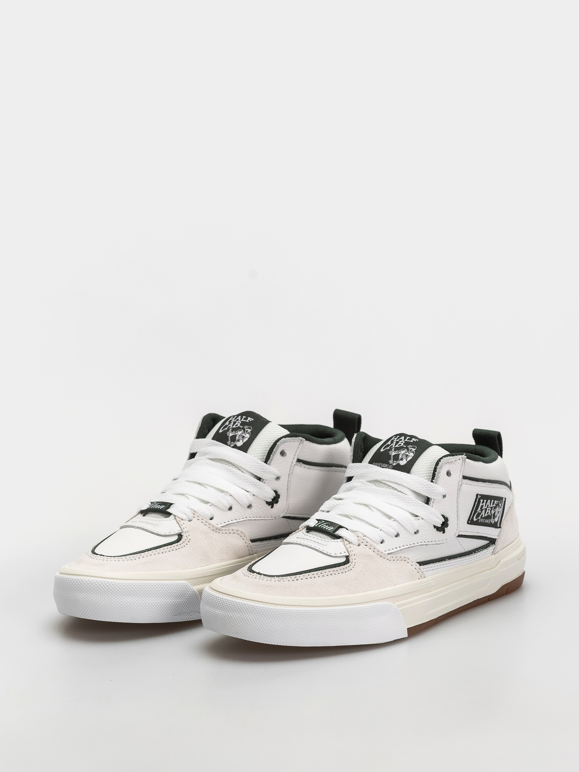 Boty Vans Skate Half Cab Wafflecup (white/gum)