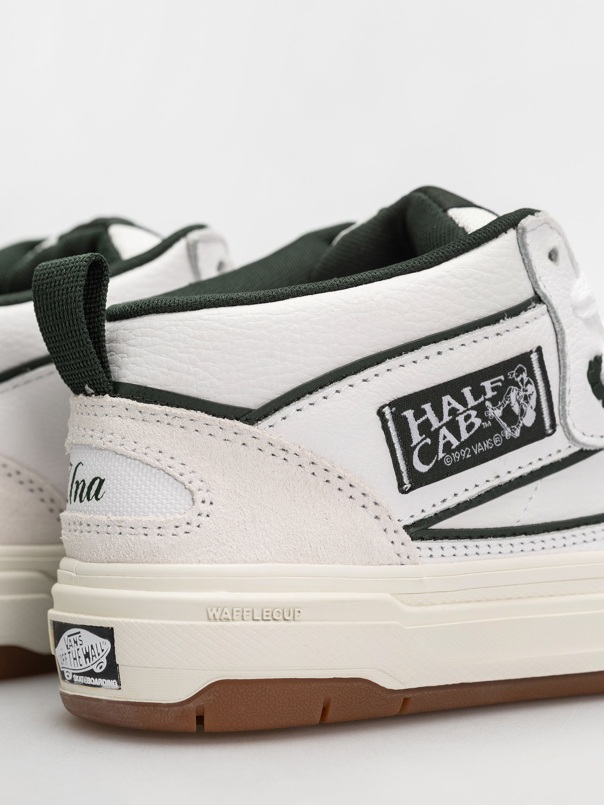 Boty Vans Skate Half Cab Wafflecup (white/gum)